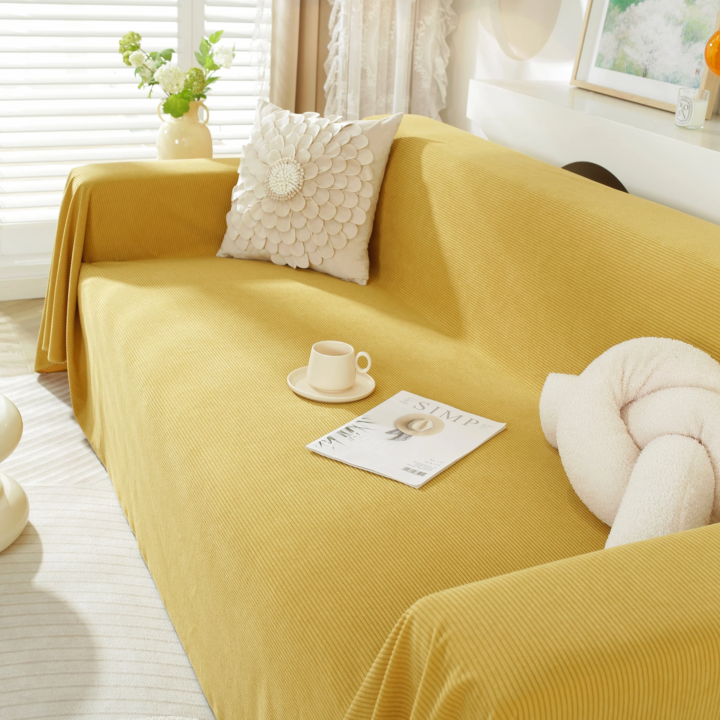 Soft Plush Warm Couch Cover Blanket for Sofa, Waterproof and Machine Washable Couch Throw Cover - Image 16
