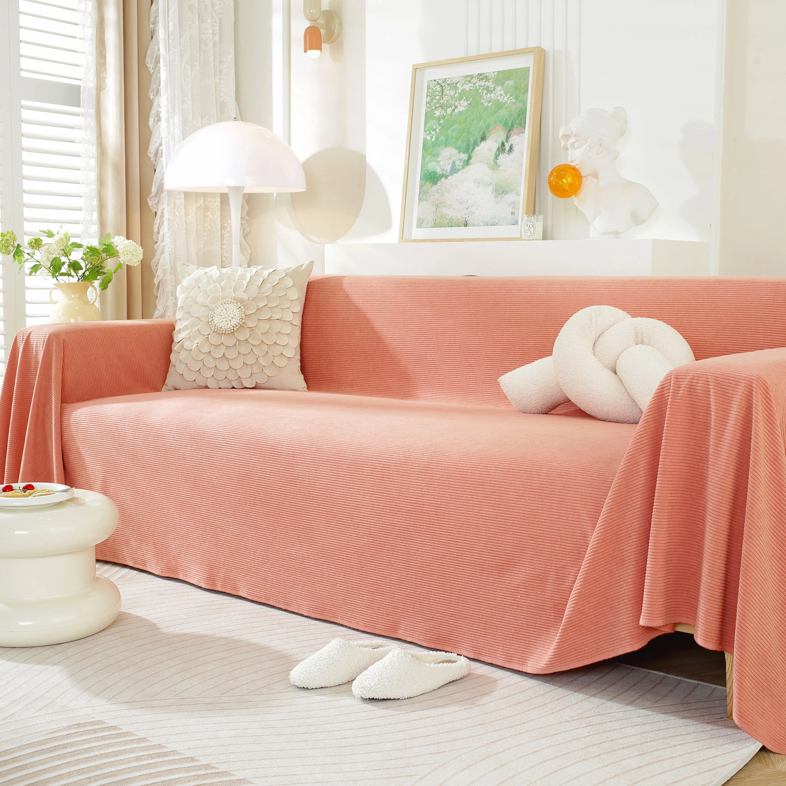 Soft Plush Warm Couch Cover Blanket for Sofa, Waterproof and Machine Washable Couch Throw Cover - Image 21