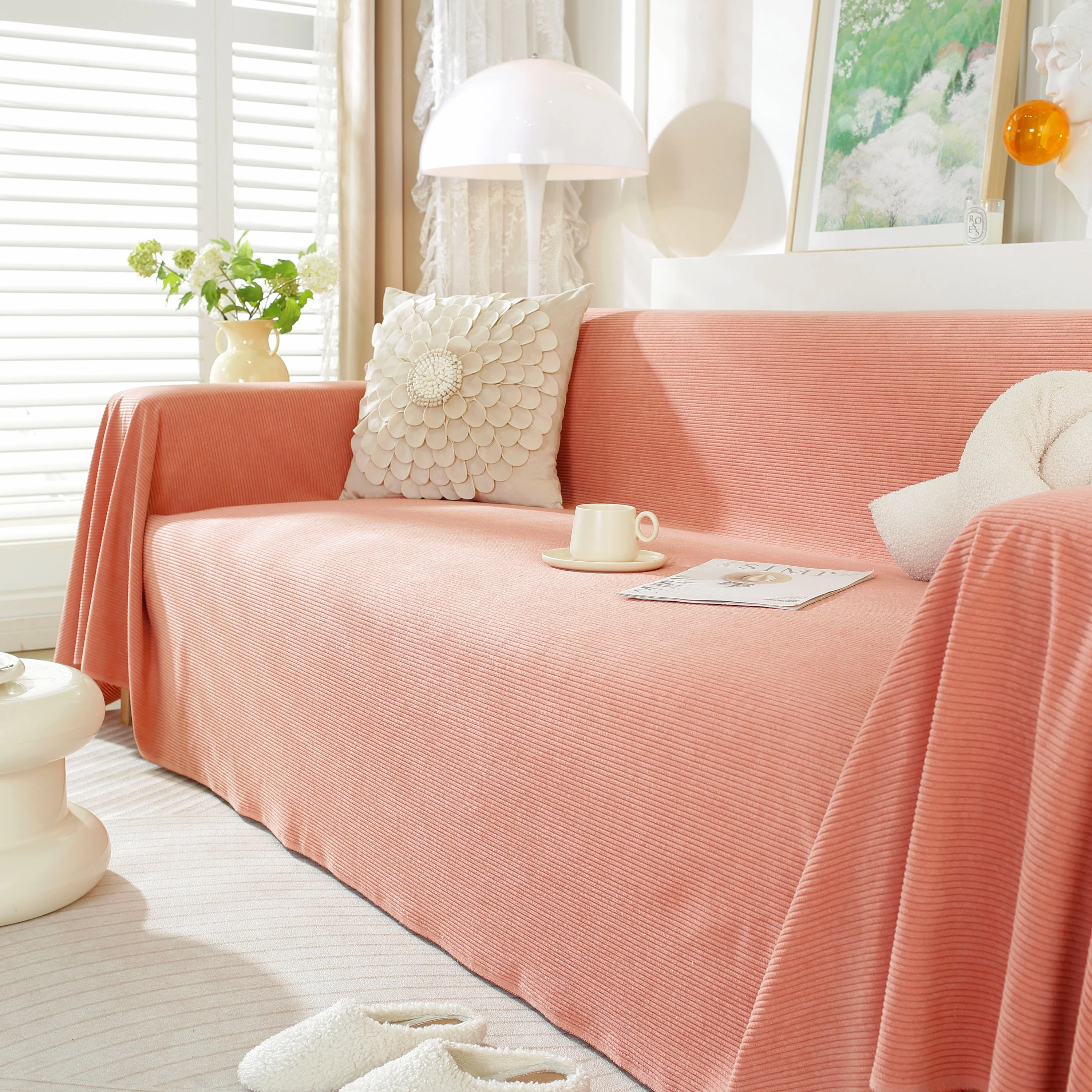 Soft Plush Warm Couch Cover Blanket for Sofa, Waterproof and Machine Washable Couch Throw Cover - Image 25