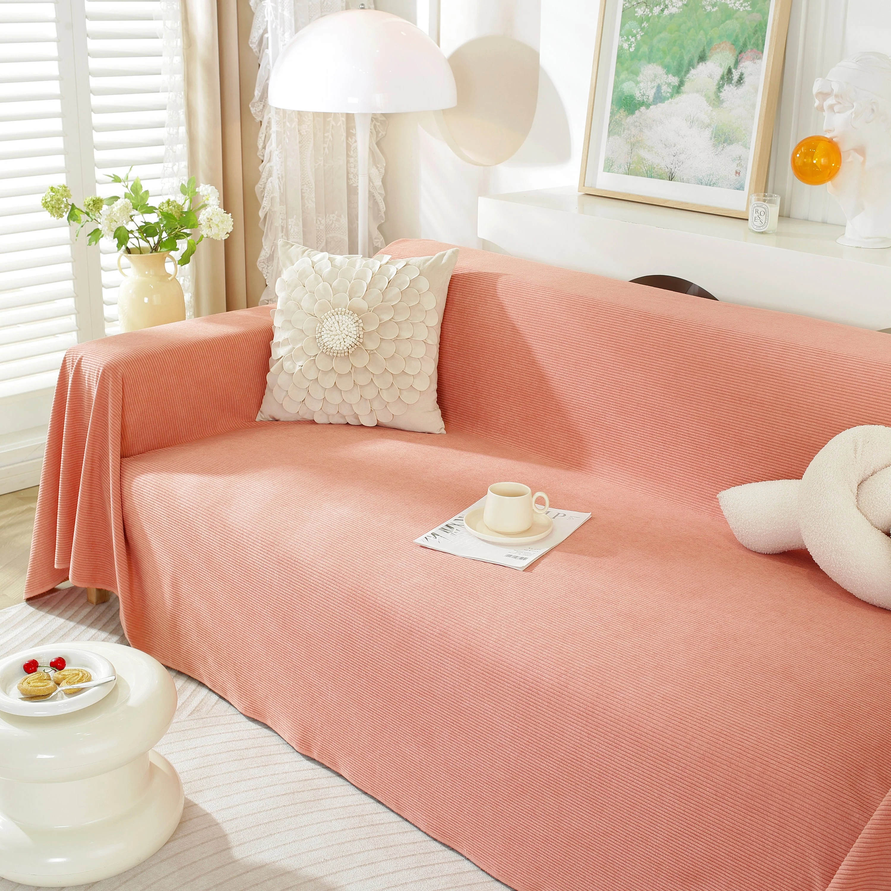 Soft Plush Warm Couch Cover Blanket for Sofa, Waterproof and Machine Washable Couch Throw Cover - Image 28