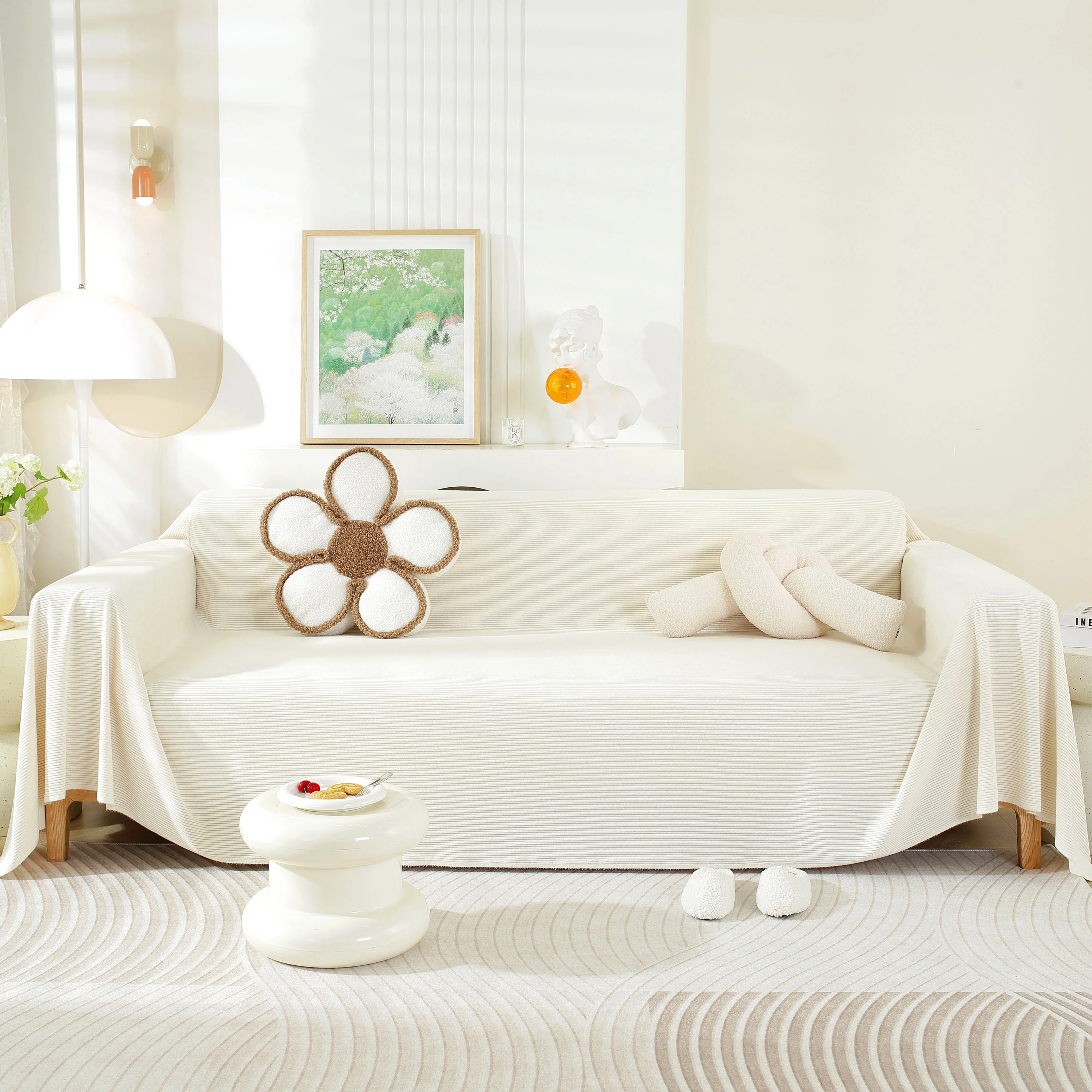 Soft Plush Warm Couch Cover Blanket for Sofa, Waterproof and Machine Washable Couch Throw Cover - Image 34