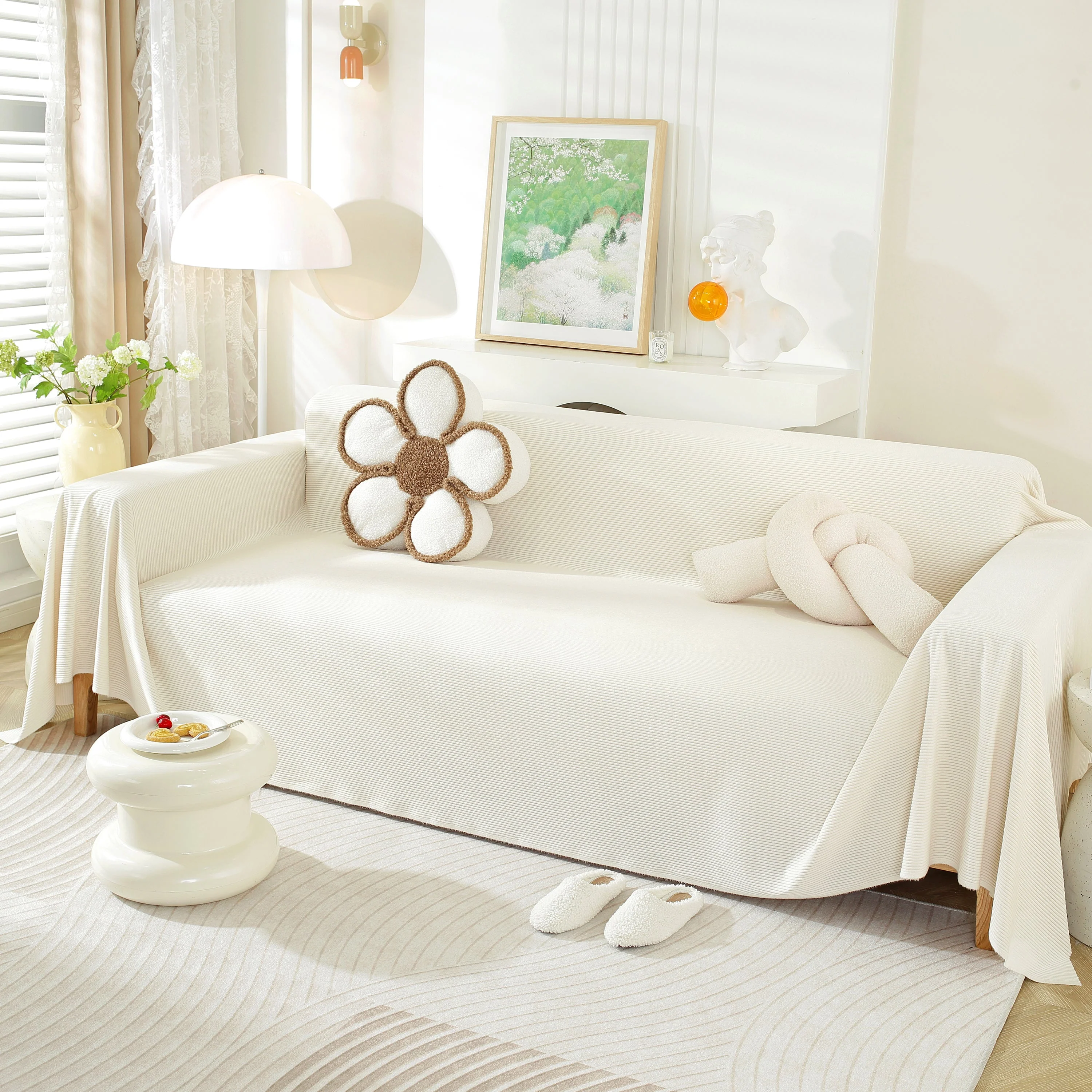 Soft Plush Warm Couch Cover Blanket for Sofa, Waterproof and Machine Washable Couch Throw Cover - Image 35