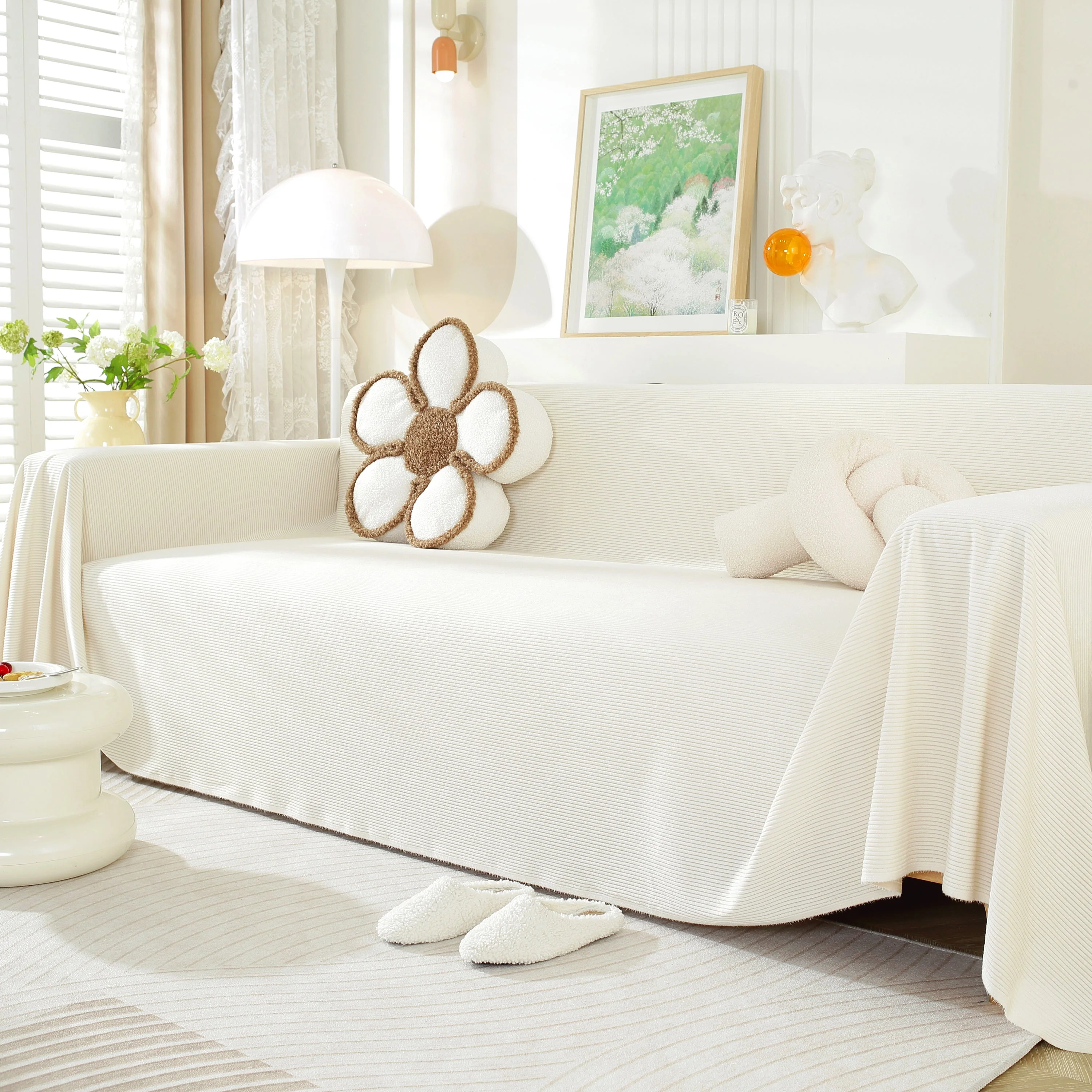 Soft Plush Warm Couch Cover Blanket for Sofa, Waterproof and Machine Washable Couch Throw Cover - Image 36