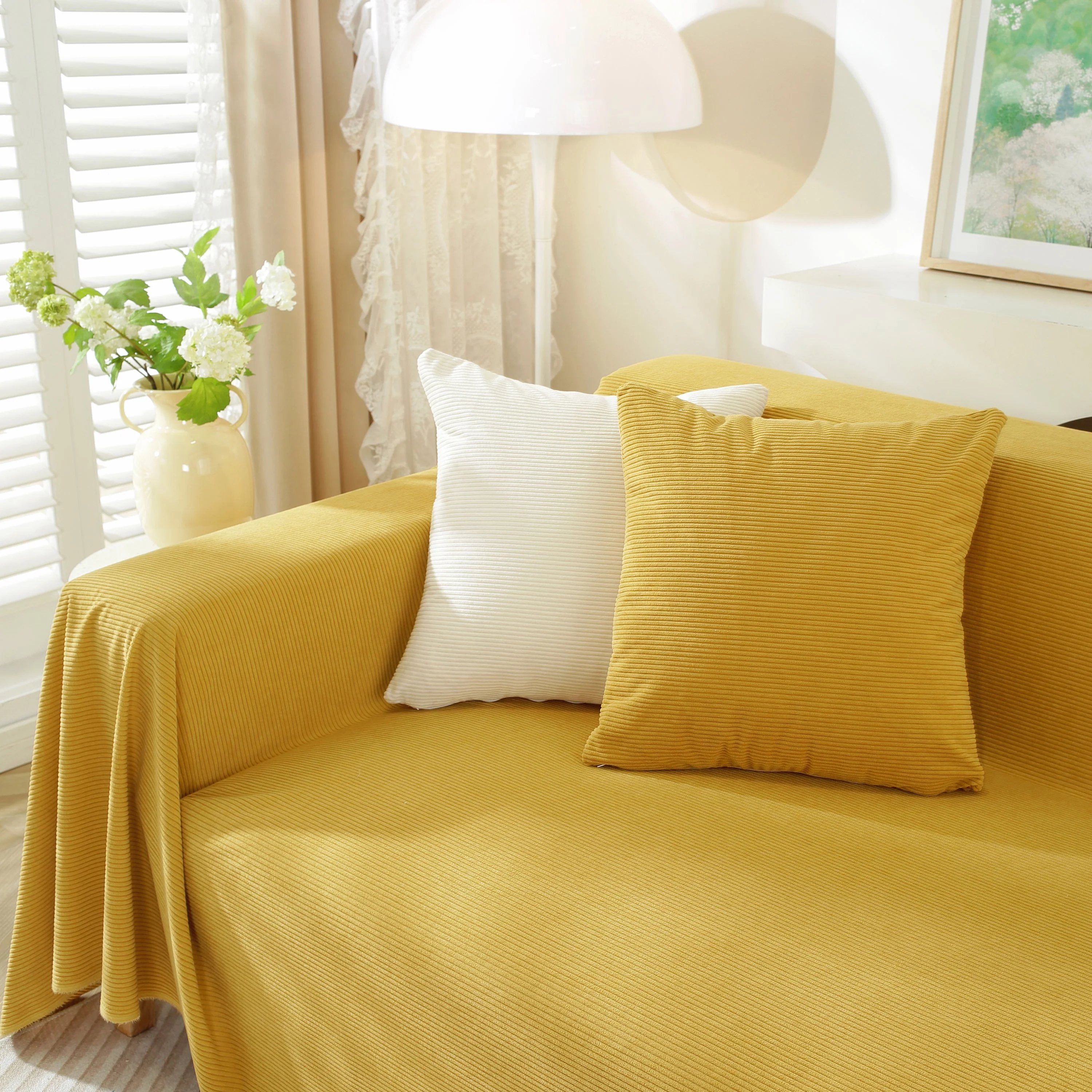 Soft Plush Warm Couch Cover Blanket for Sofa, Waterproof and Machine Washable Couch Throw Cover - Image 4