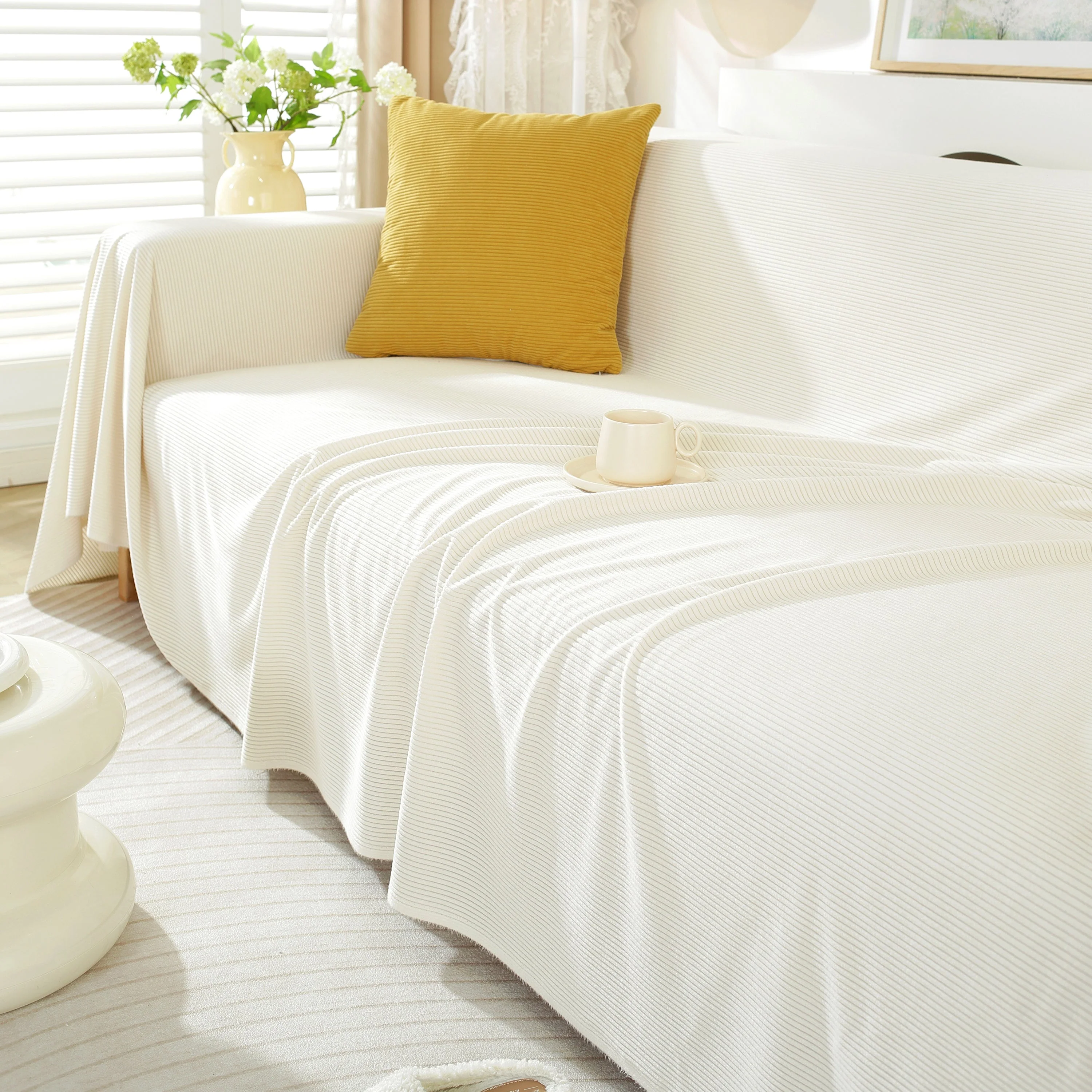 Soft Plush Warm Couch Cover Blanket for Sofa, Waterproof and Machine Washable Couch Throw Cover - Image 46