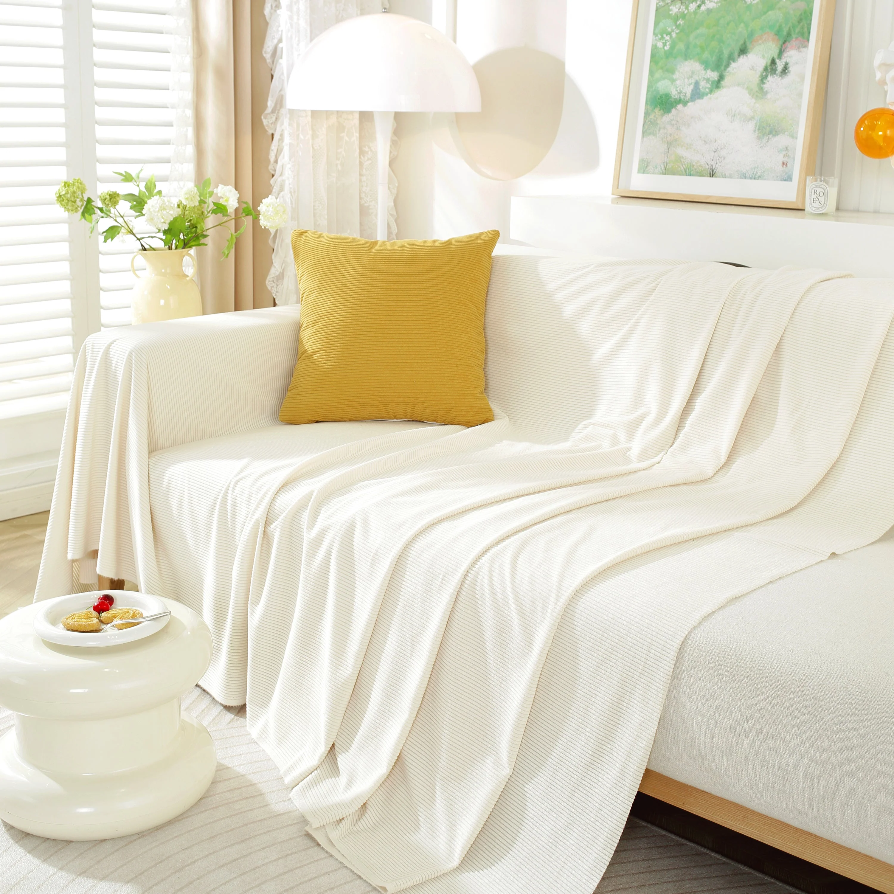 Soft Plush Warm Couch Cover Blanket for Sofa, Waterproof and Machine Washable Couch Throw Cover - Image 47