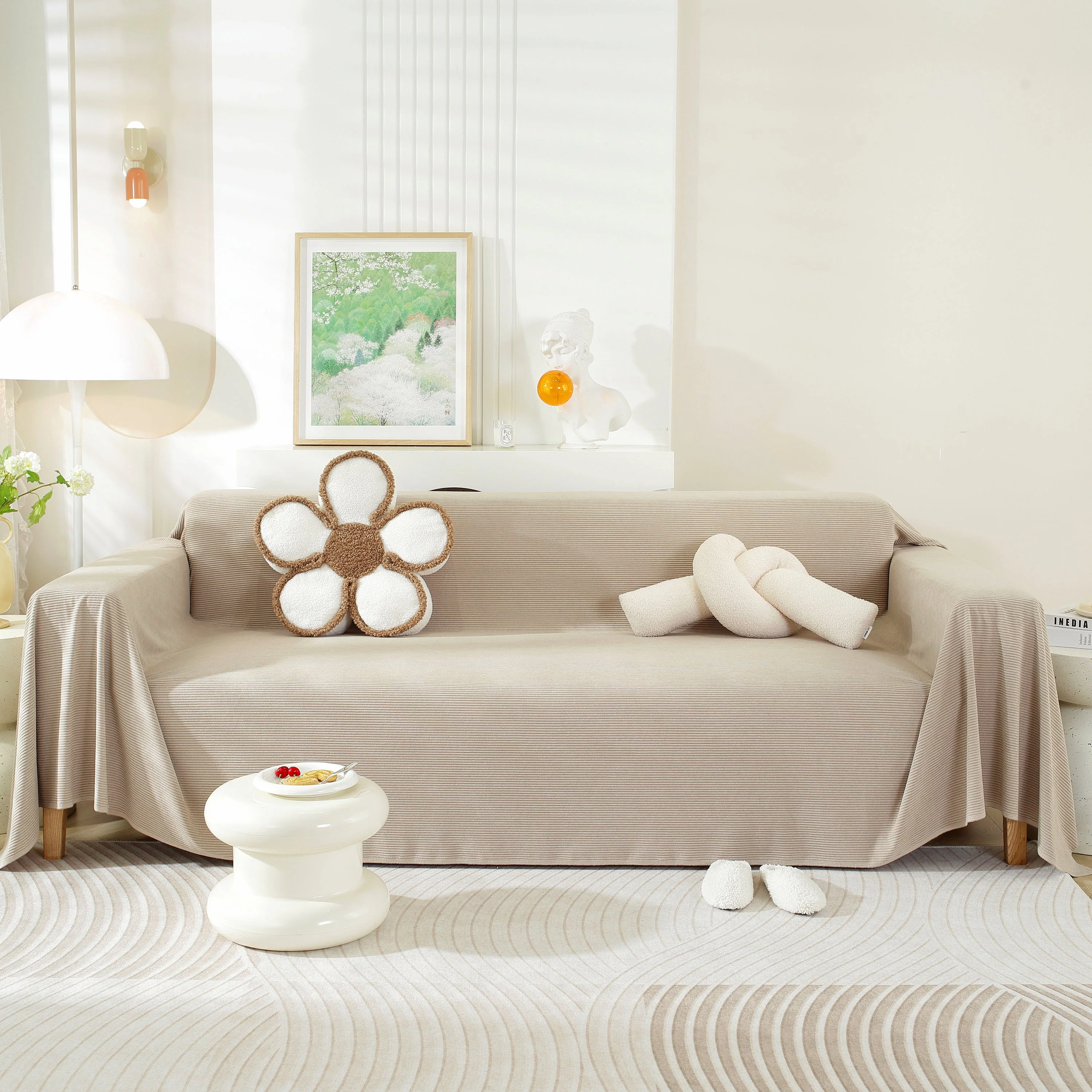 Soft Plush Warm Couch Cover Blanket for Sofa, Waterproof and Machine Washable Couch Throw Cover - Image 49