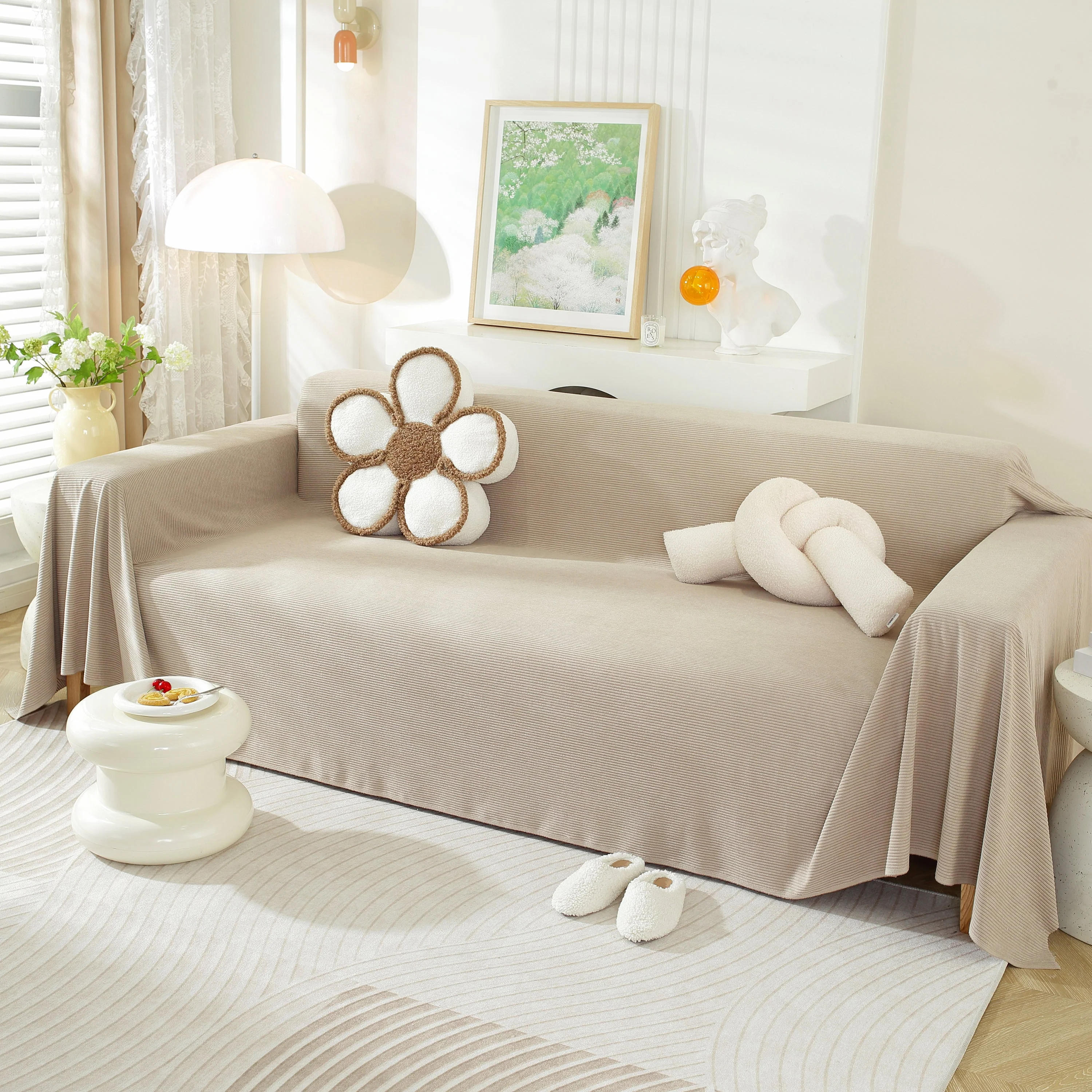 Soft Plush Warm Couch Cover Blanket for Sofa, Waterproof and Machine Washable Couch Throw Cover - Image 50