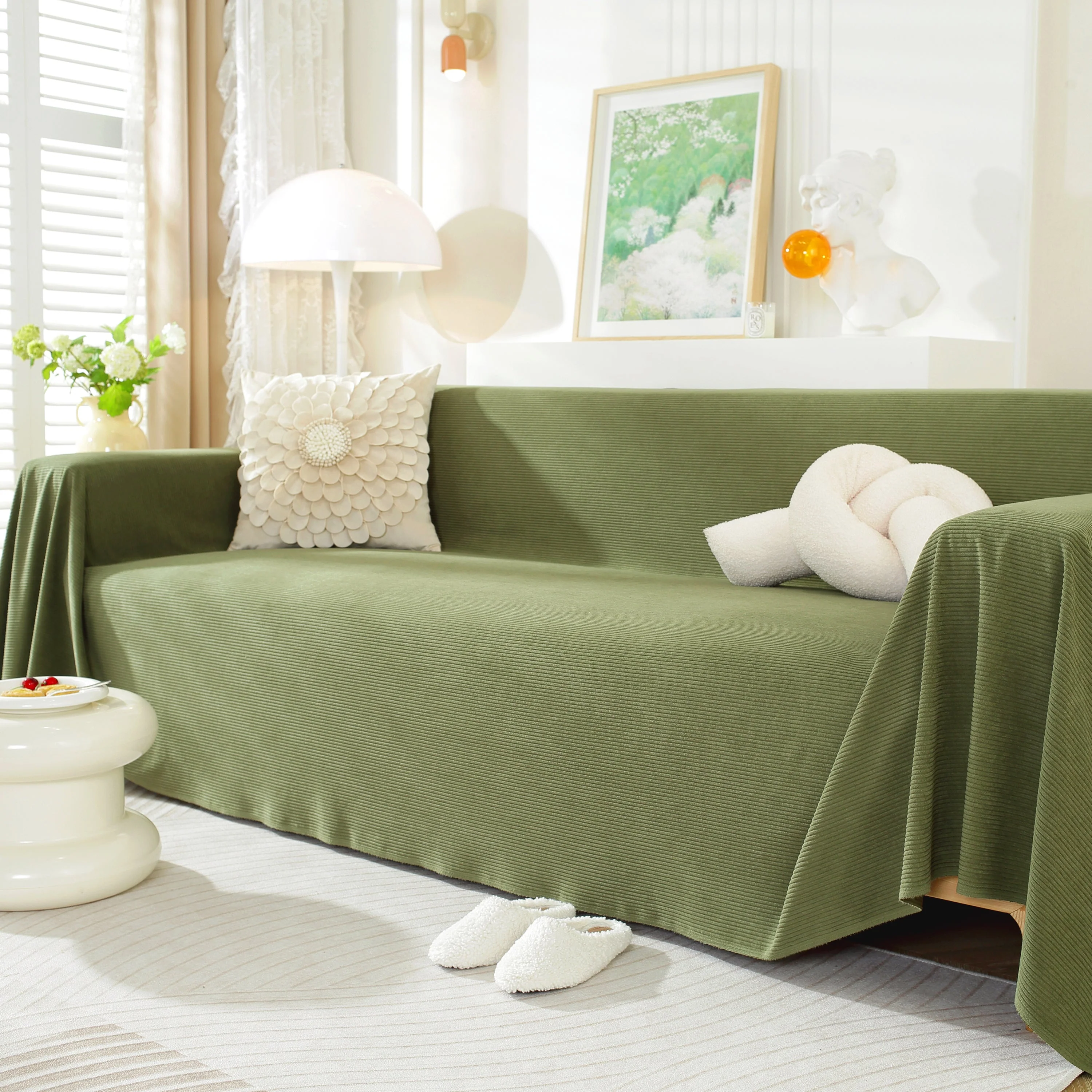 Soft Plush Warm Couch Cover Blanket for Sofa, Waterproof and Machine Washable Couch Throw Cover - Image 66