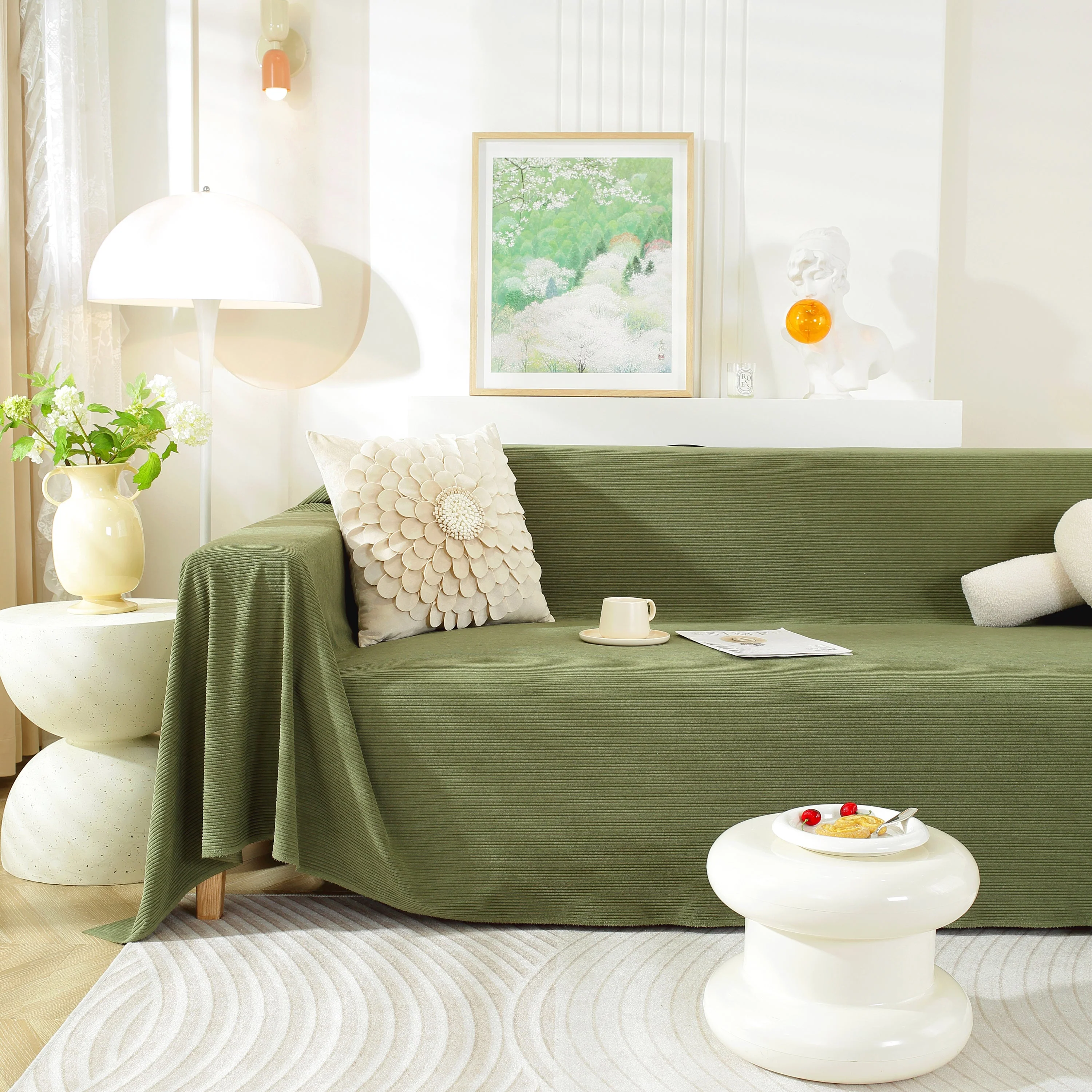 Soft Plush Warm Couch Cover Blanket for Sofa, Waterproof and Machine Washable Couch Throw Cover - Image 74