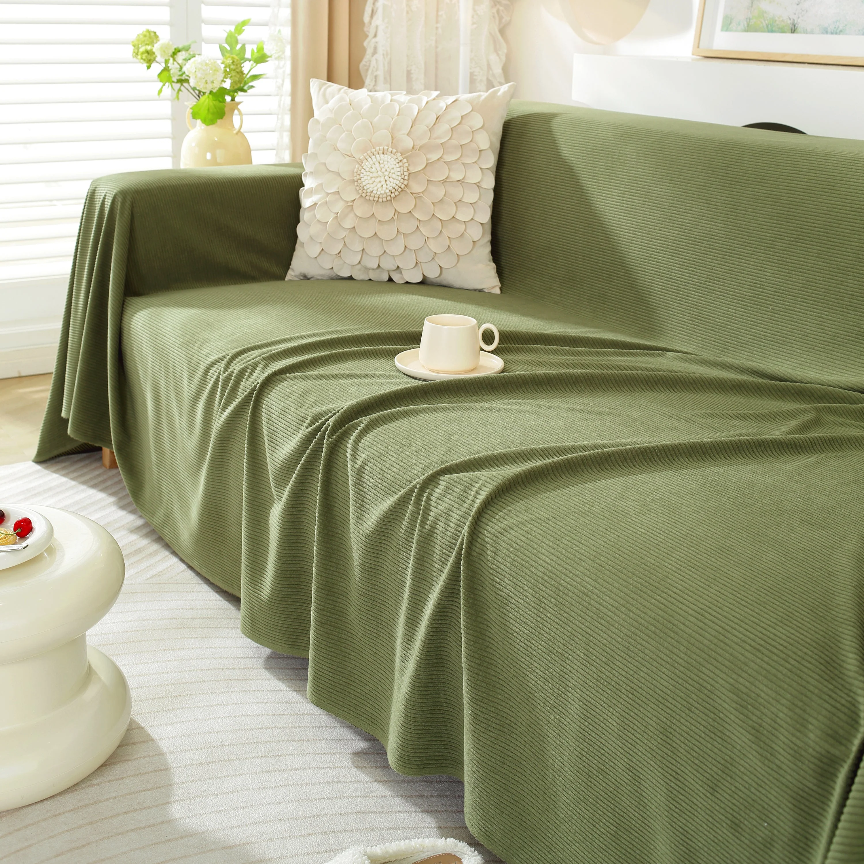 Soft Plush Warm Couch Cover Blanket for Sofa, Waterproof and Machine Washable Couch Throw Cover - Image 76