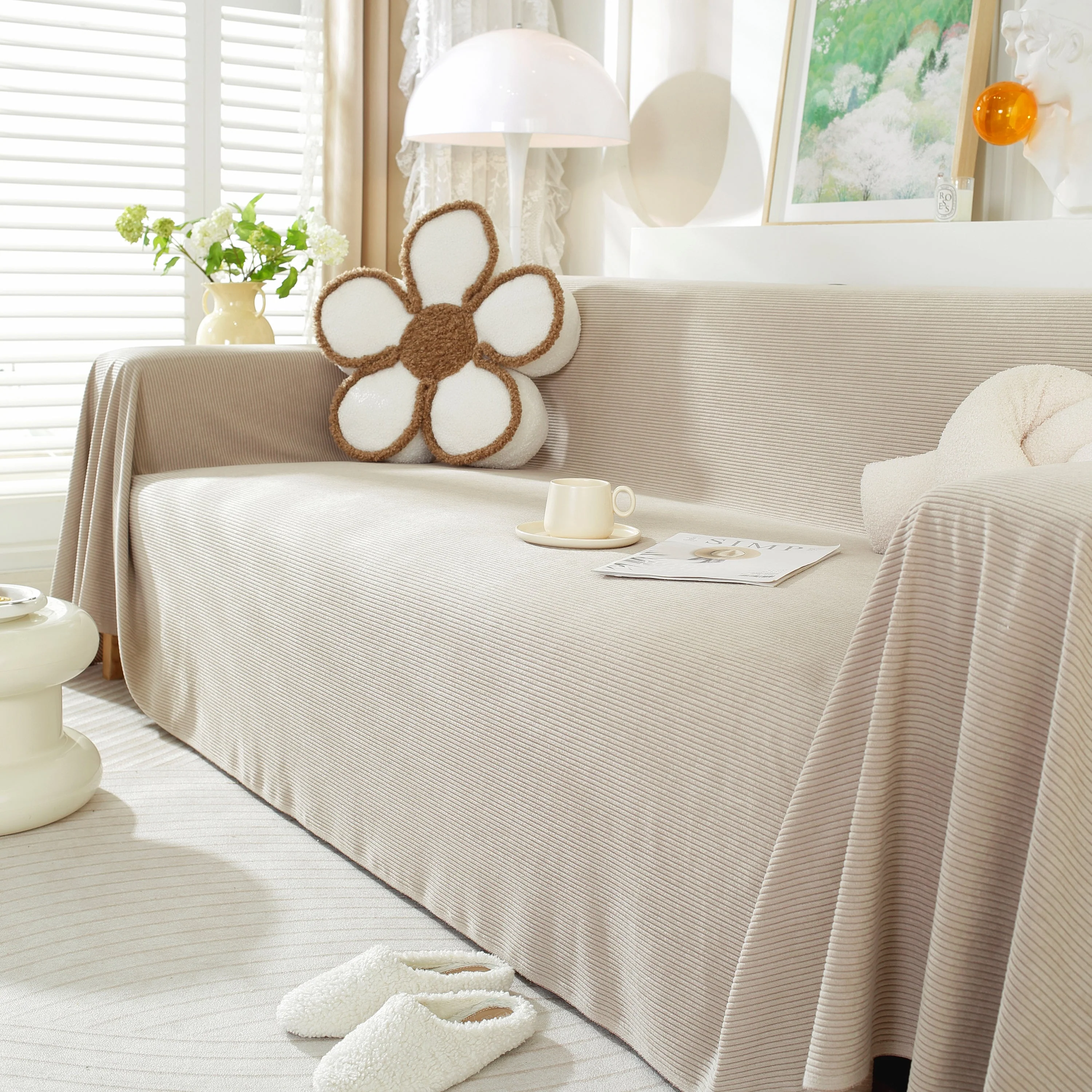 Soft Plush Warm Couch Cover Blanket for Sofa, Waterproof and Machine Washable Couch Throw Cover - Image 81