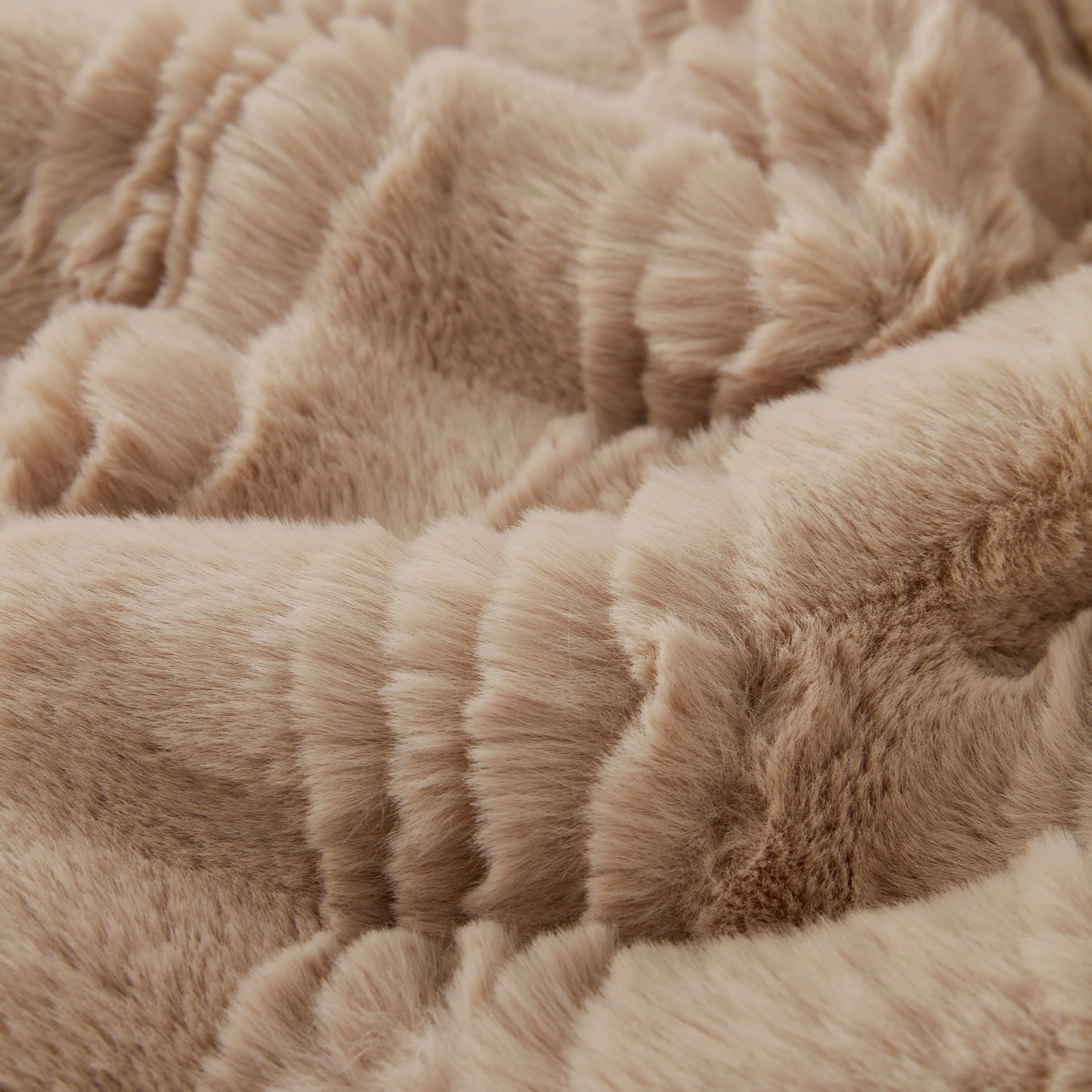 Soft Thick Faux Fur Sofa Cover Stripe Fluffy Fuzzy Non-Slip Washable Couch Covers - Image 44