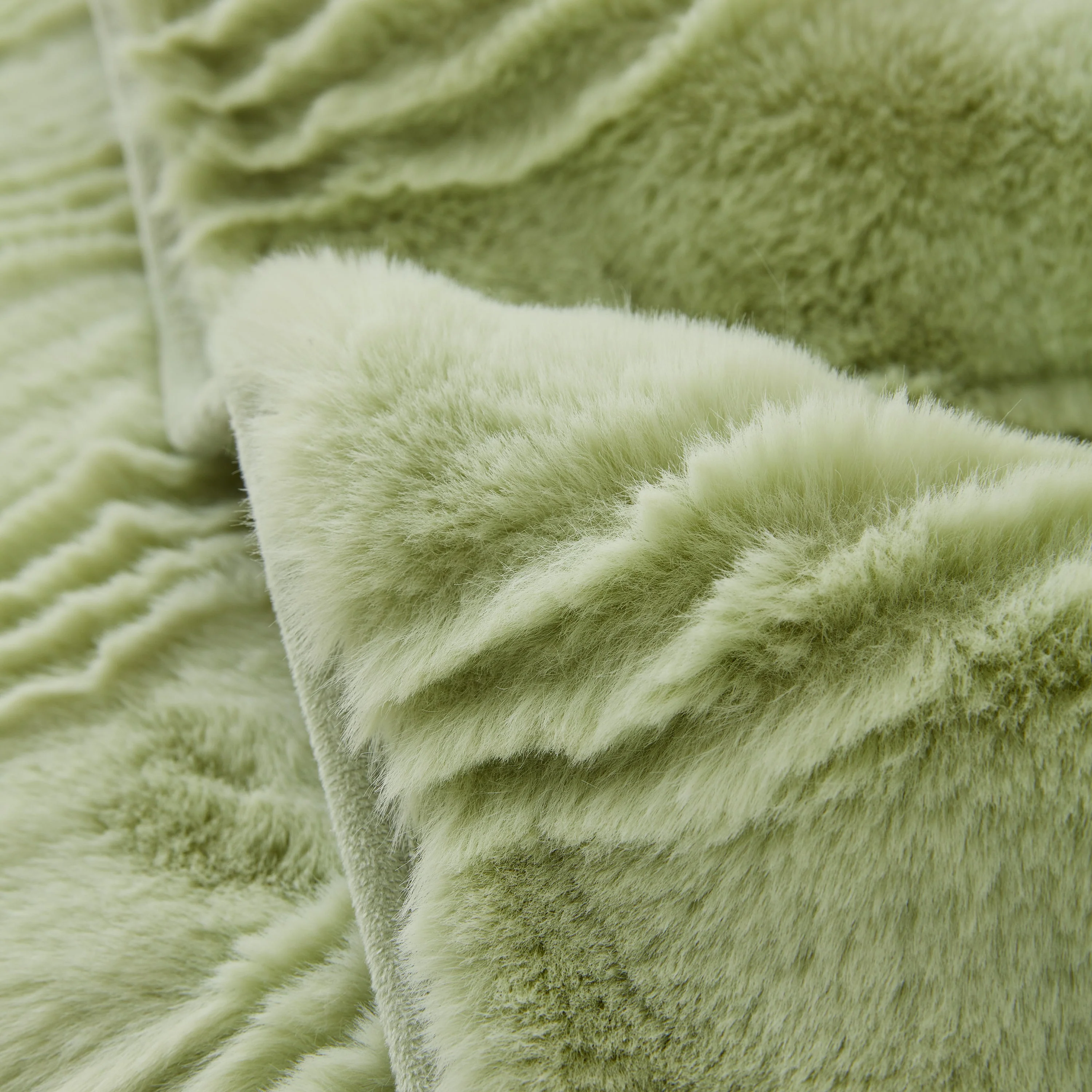 Soft Thick Faux Fur Sofa Cover Stripe Fluffy Fuzzy Non-Slip Washable Couch Covers - Image 62
