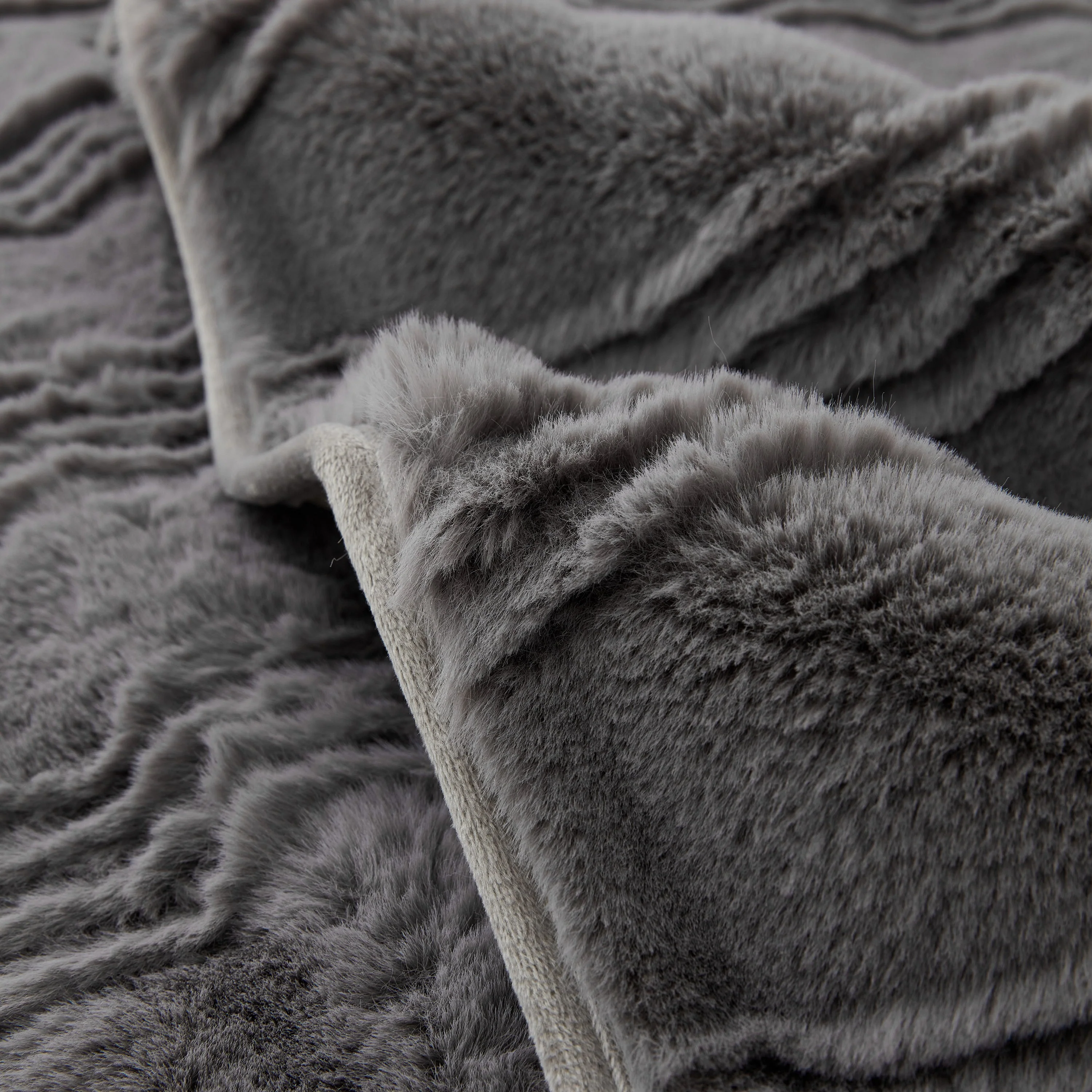 Soft Thick Faux Fur Sofa Cover Stripe Fluffy Fuzzy Non-Slip Washable Couch Covers - Image 82