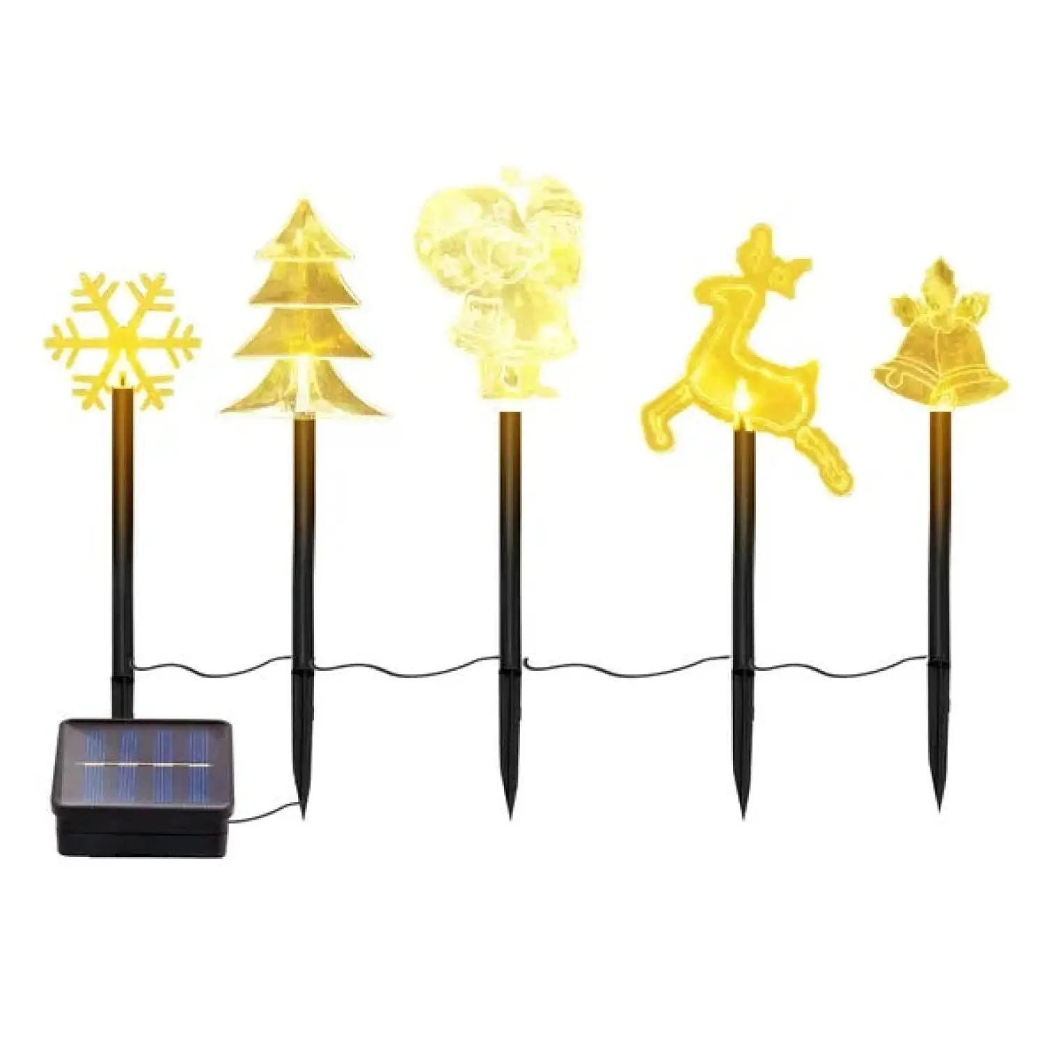 Solar Stake Lights for Christmas Outdoor Decoration with 5Pcs - Image 11