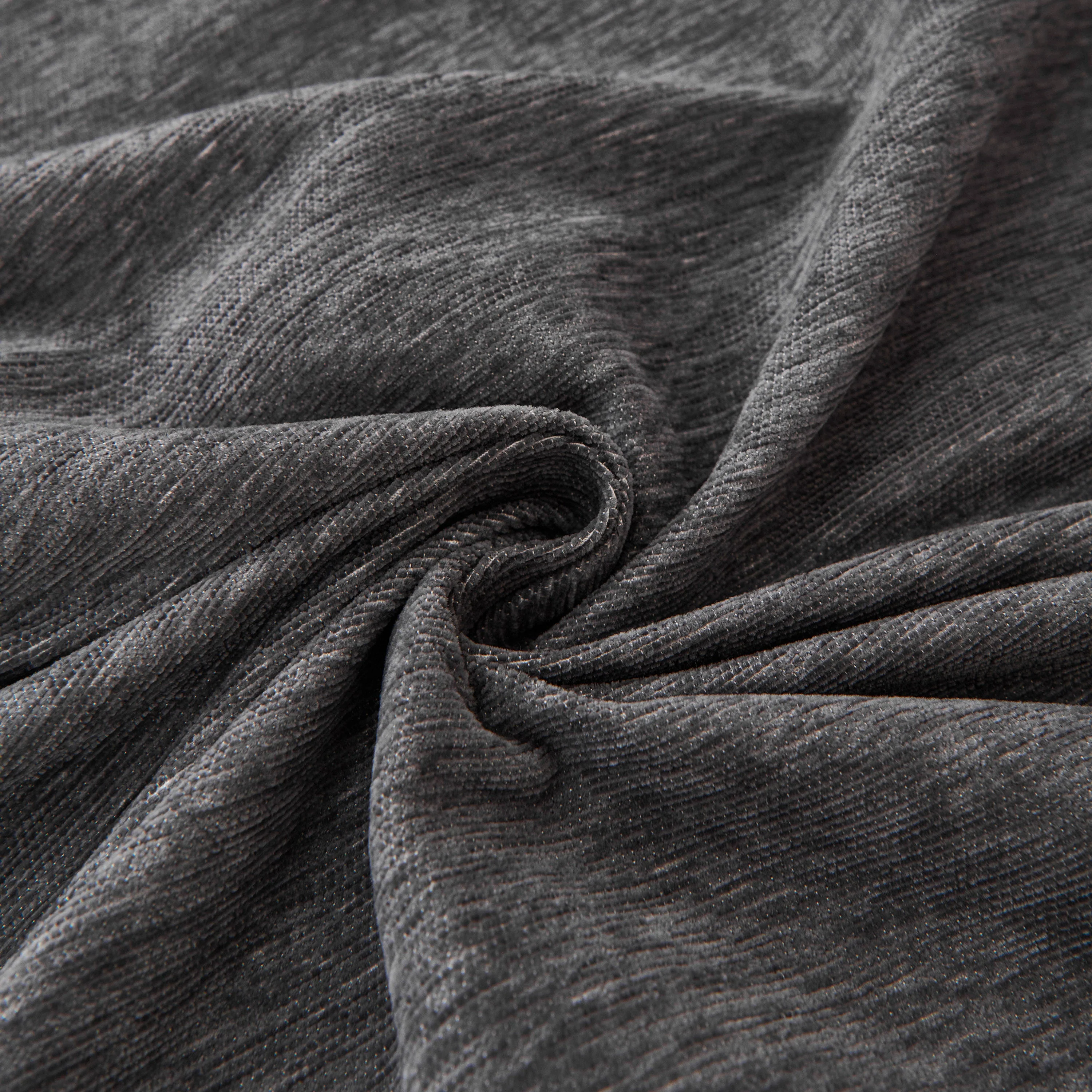 Solid Color Chenille Sofa Throw Blanket, Cozy & Easy Care Fringed Furniture Protector - Image 36