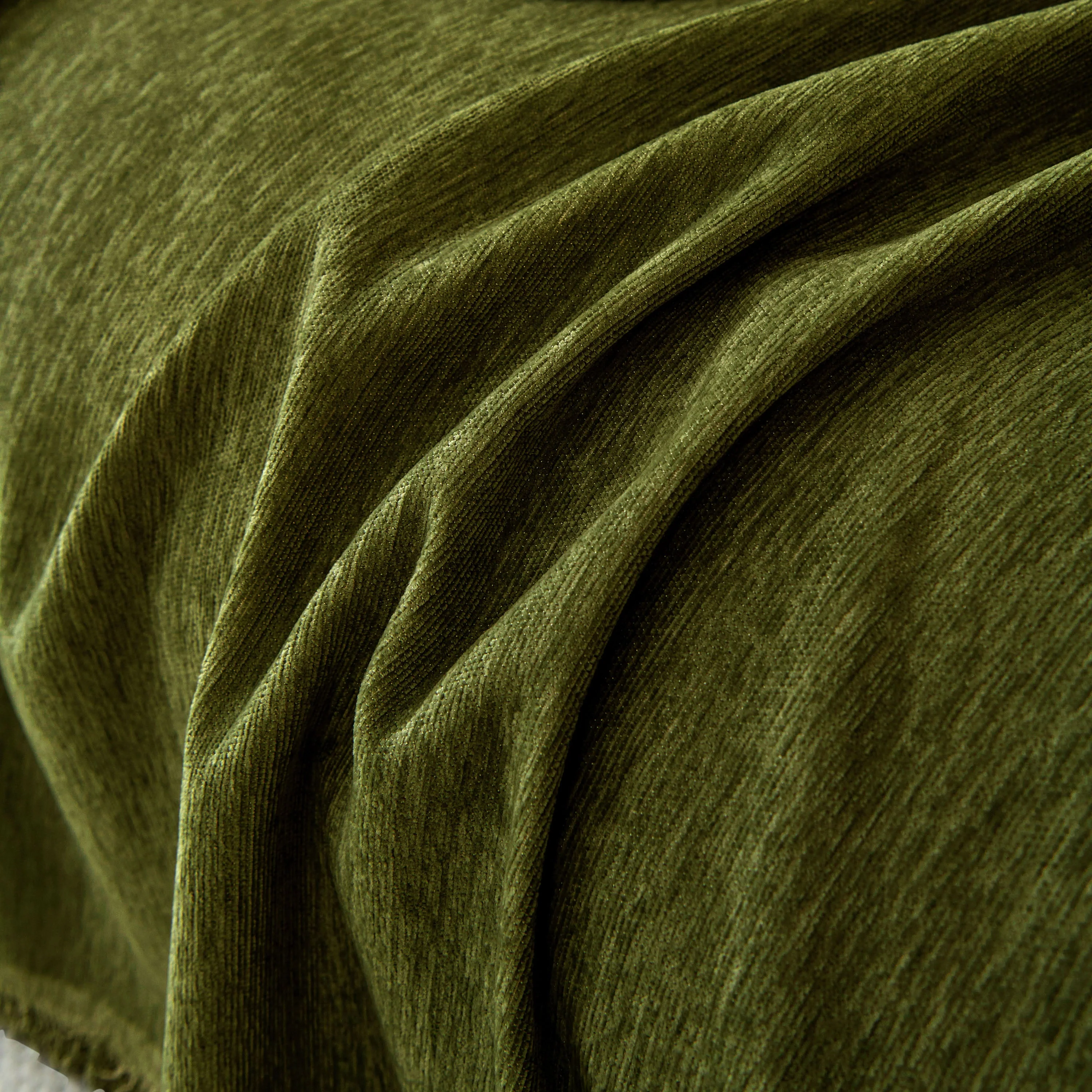 Solid Color Chenille Sofa Throw Blanket, Soft & Plush Decorative Couch Throw Cover - Image 57
