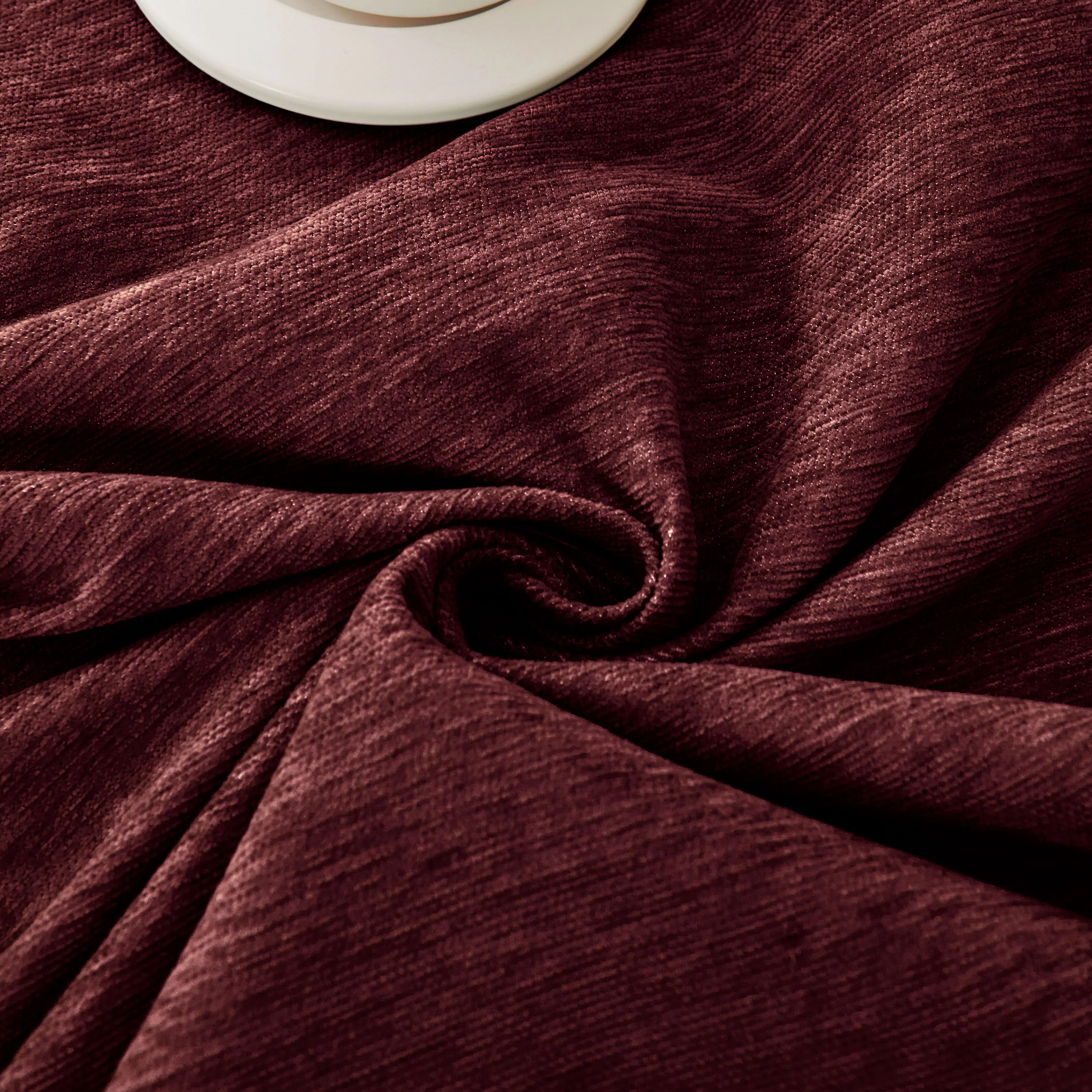 Solid Color Chenille Sofa Throw Blanket, Soft & Plush Decorative Couch Throw Cover - Image 6