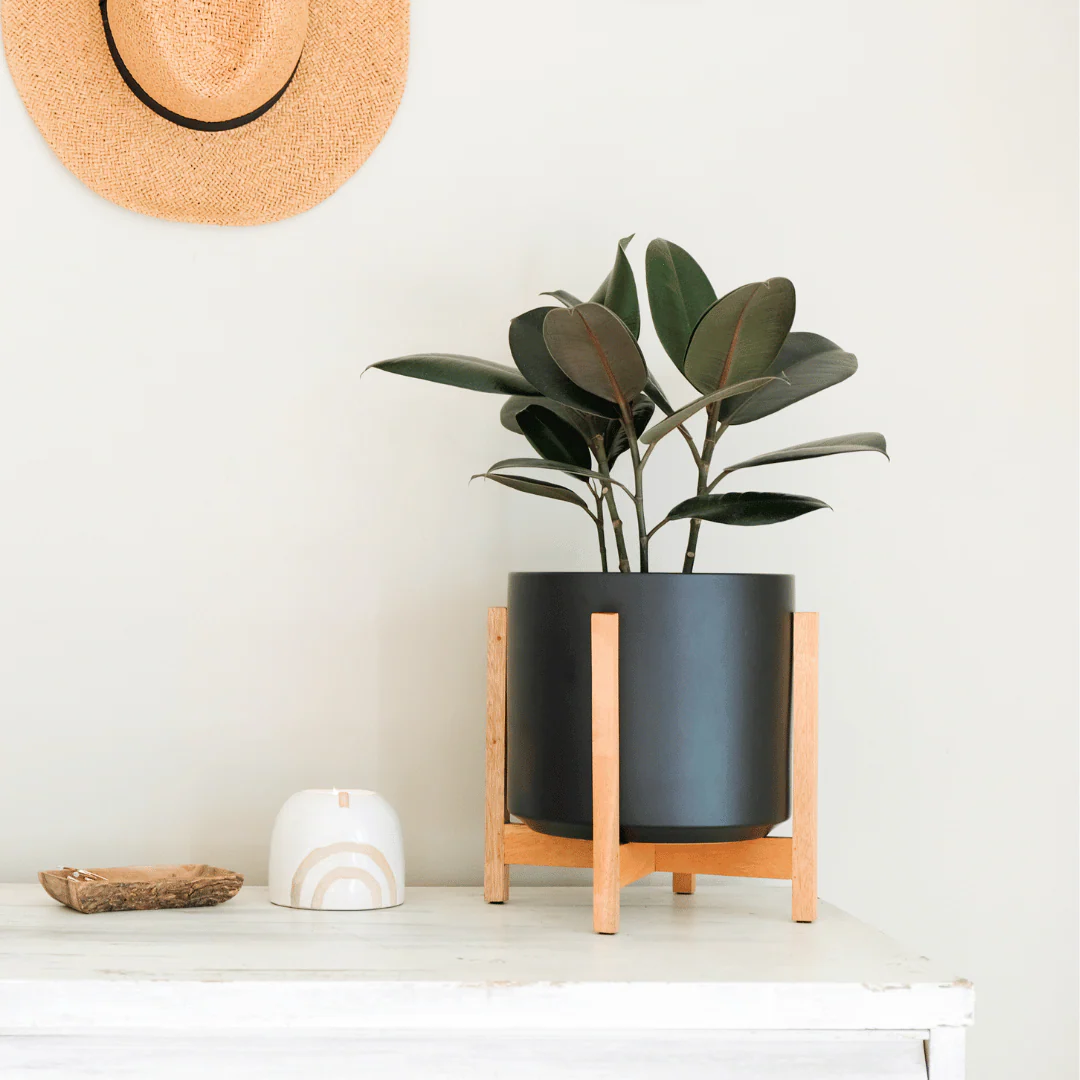 Solid Goods Ceramic Cylinder– With or Without Mahogany Stand - Image 10