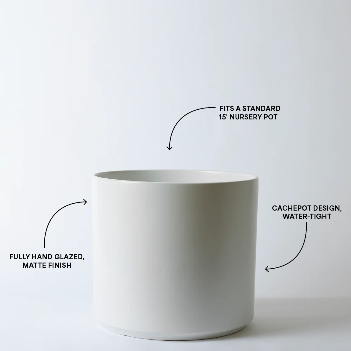 Solid Goods Ceramic Cylinder– With or Without Mahogany Stand - Image 2
