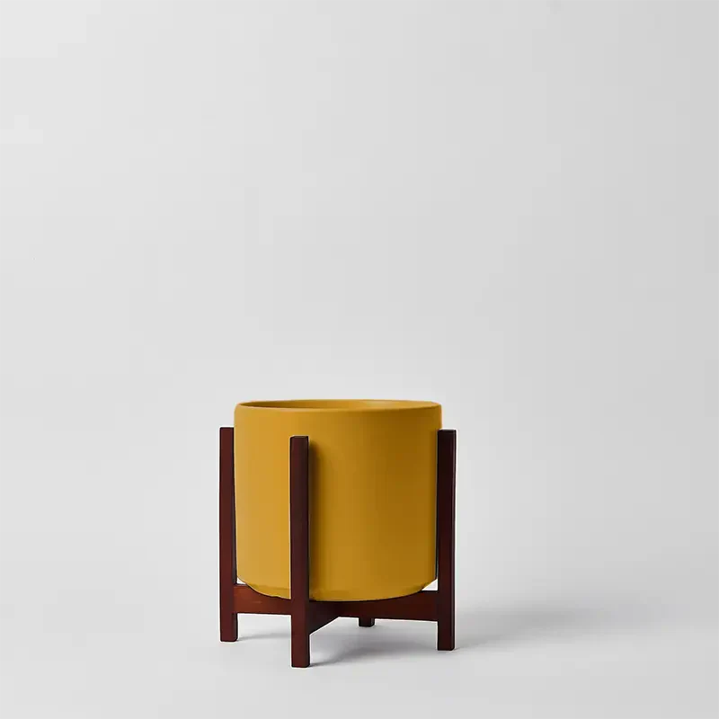 Solid Goods Ceramic Cylinder– With or Without Mahogany Stand - Image 4