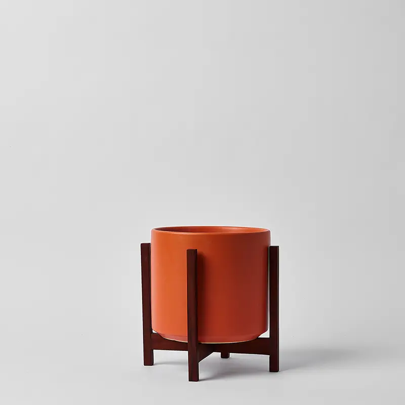 Solid Goods Ceramic Cylinder– With or Without Mahogany Stand - Image 6