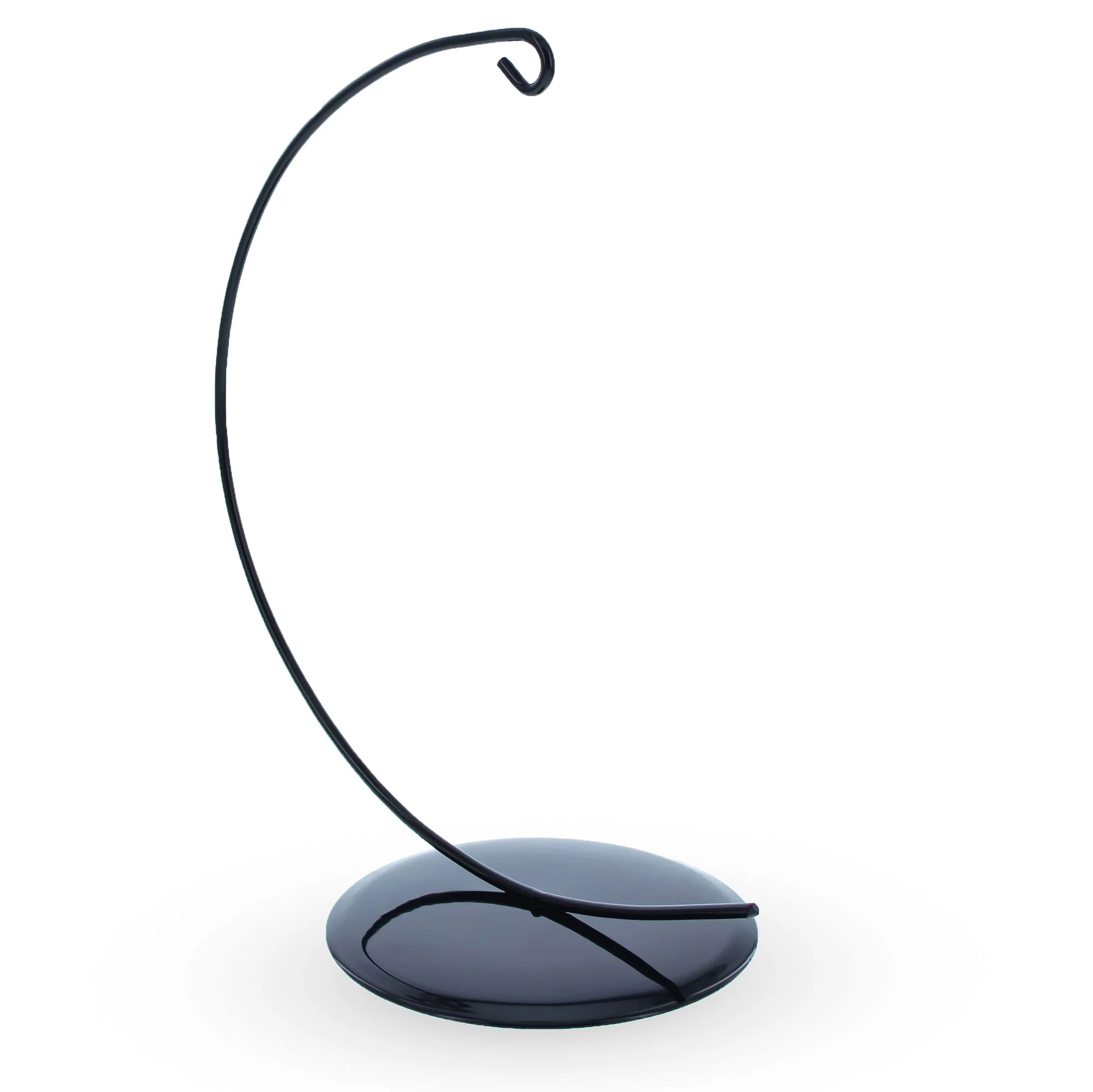 Solid Round Base Black Painted Metal Ornament Display Stand 7.8 Inches (Poland) - Image 4