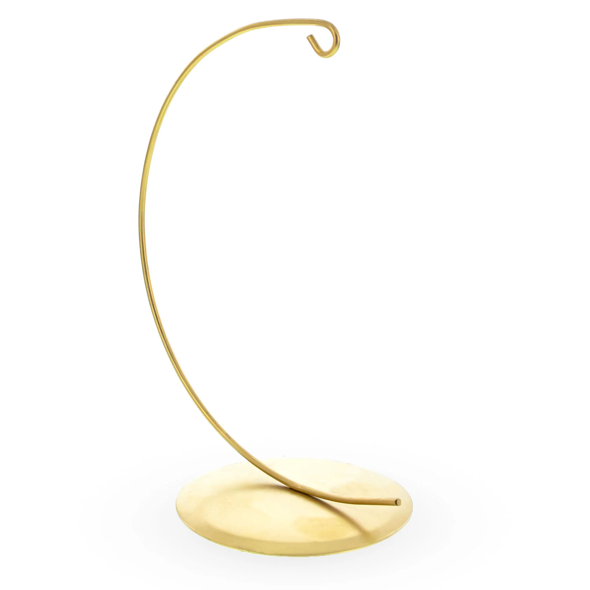 Solid Round Base Gold Metal Ornament Display Stand 7.8 Inches (Poland) - Image 4