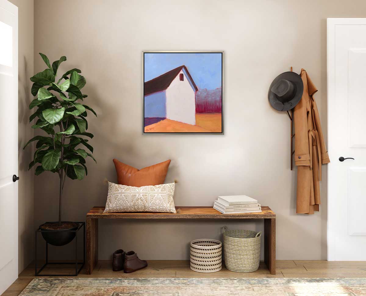 Solitary Barn - Open Edition Canvas Print - Image 2