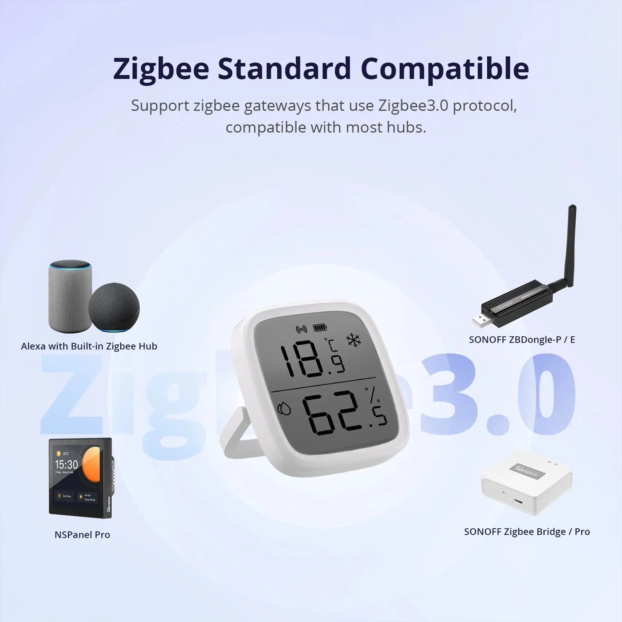 SONOFF Zigbee LCD Display Smart Temperature Humidity Sensor - Image 8