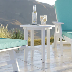 SoPoly 18" Classic Round Side Table - Image 2