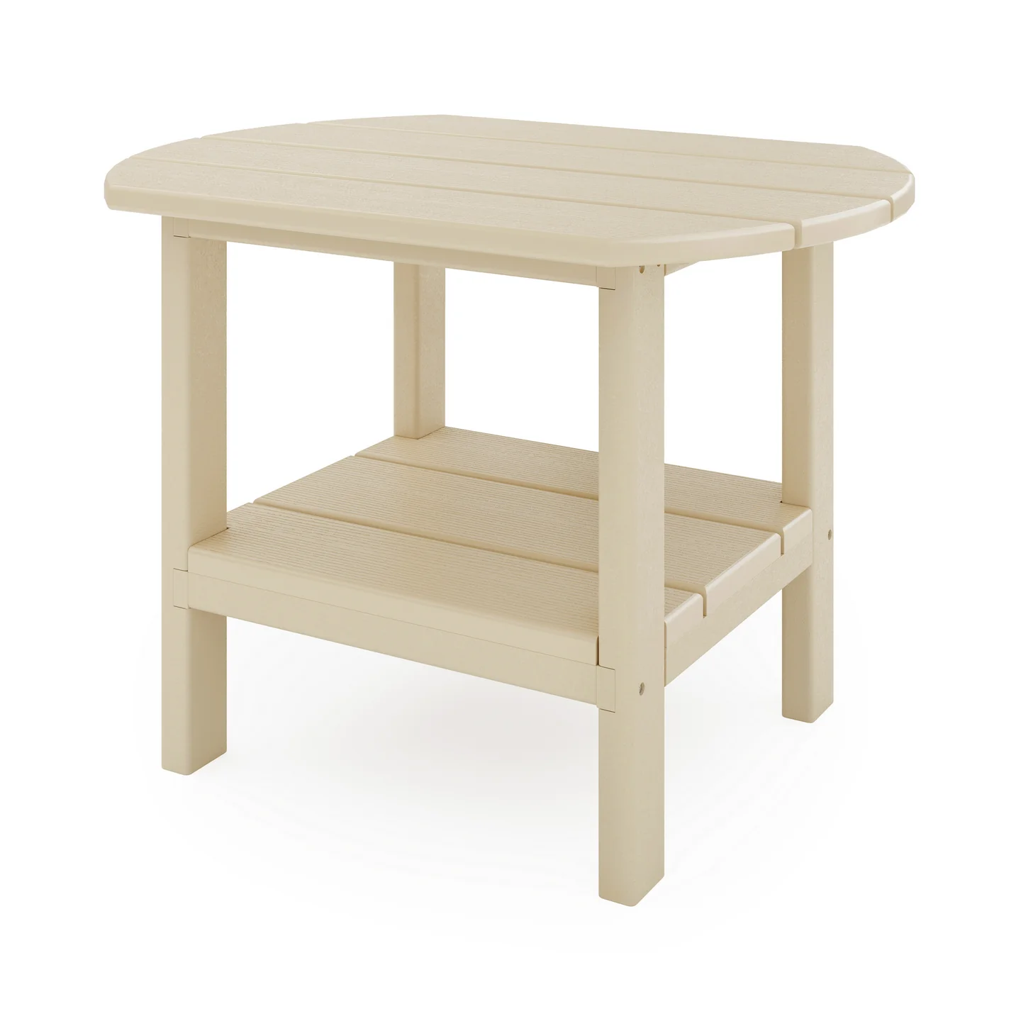 SoPoly 25" St. Simons Oval Side Table - Image 5