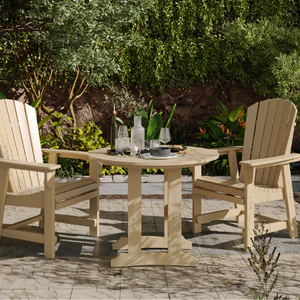 SoPoly 36" Round Dining Table - Image 2