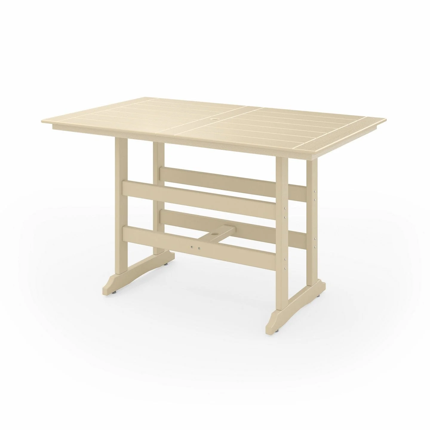 SoPoly 72" Savannah Farmhouse Bar Table - Image 3