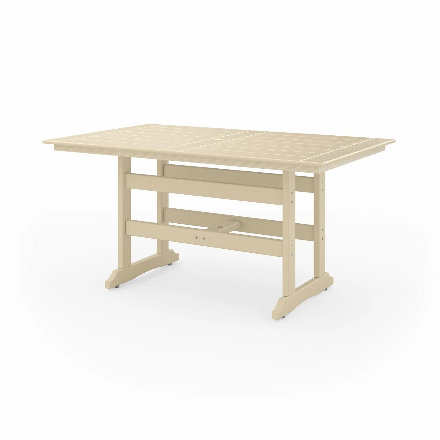 SoPoly 72" Savannah Farmhouse Counter Table - Image 3