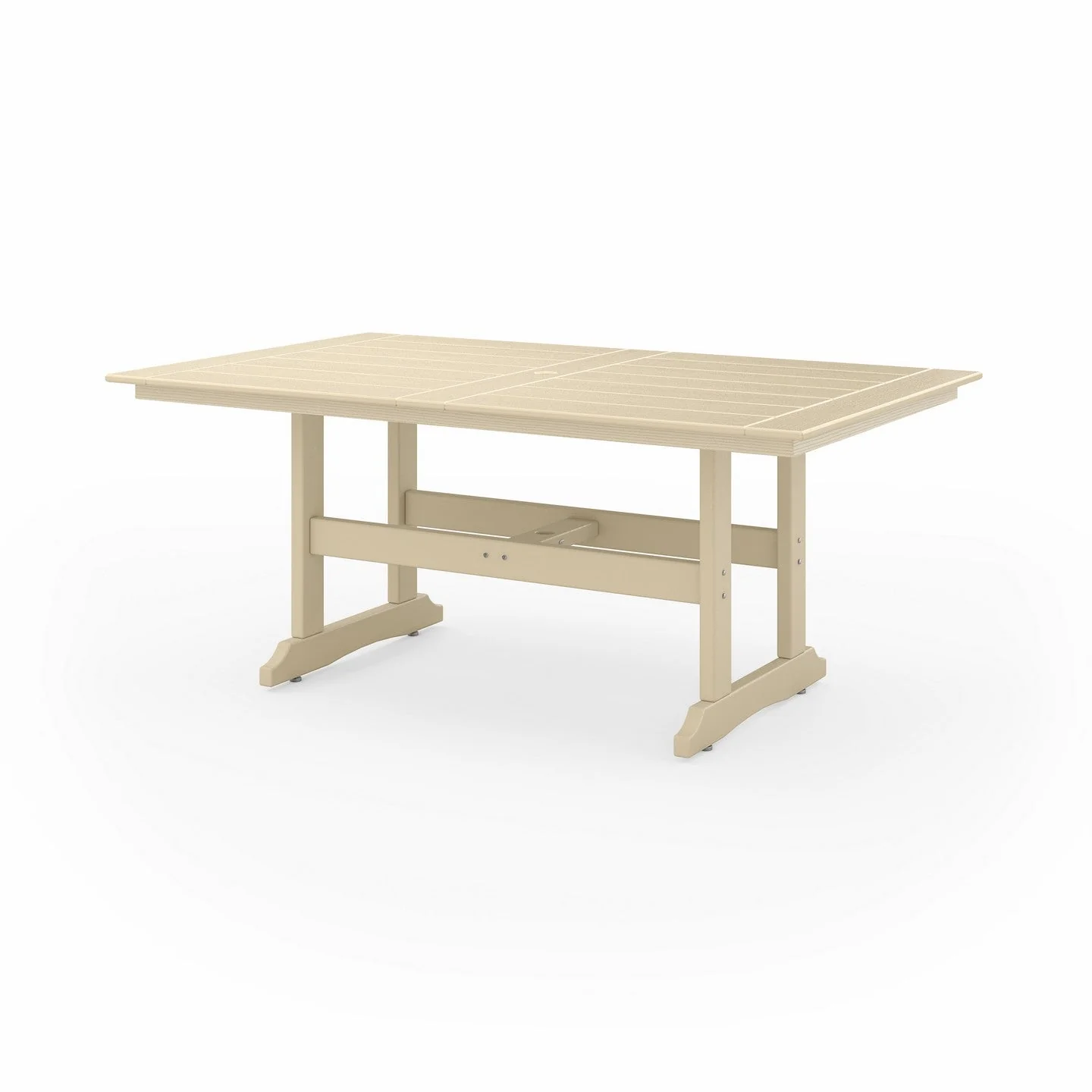 SoPoly 72" Savannah Farmhouse Dining Table - Image 3