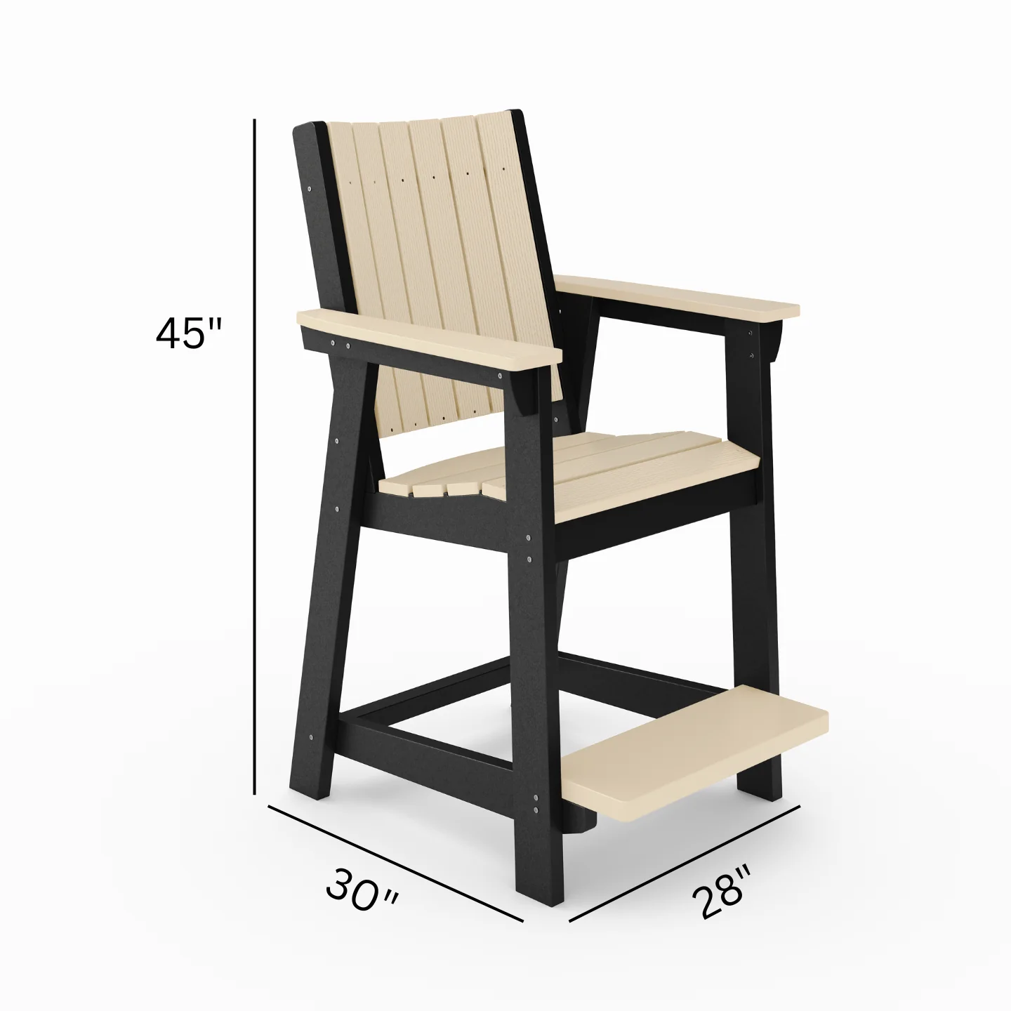 SoPoly Callaway Chair Counter High - Image 5