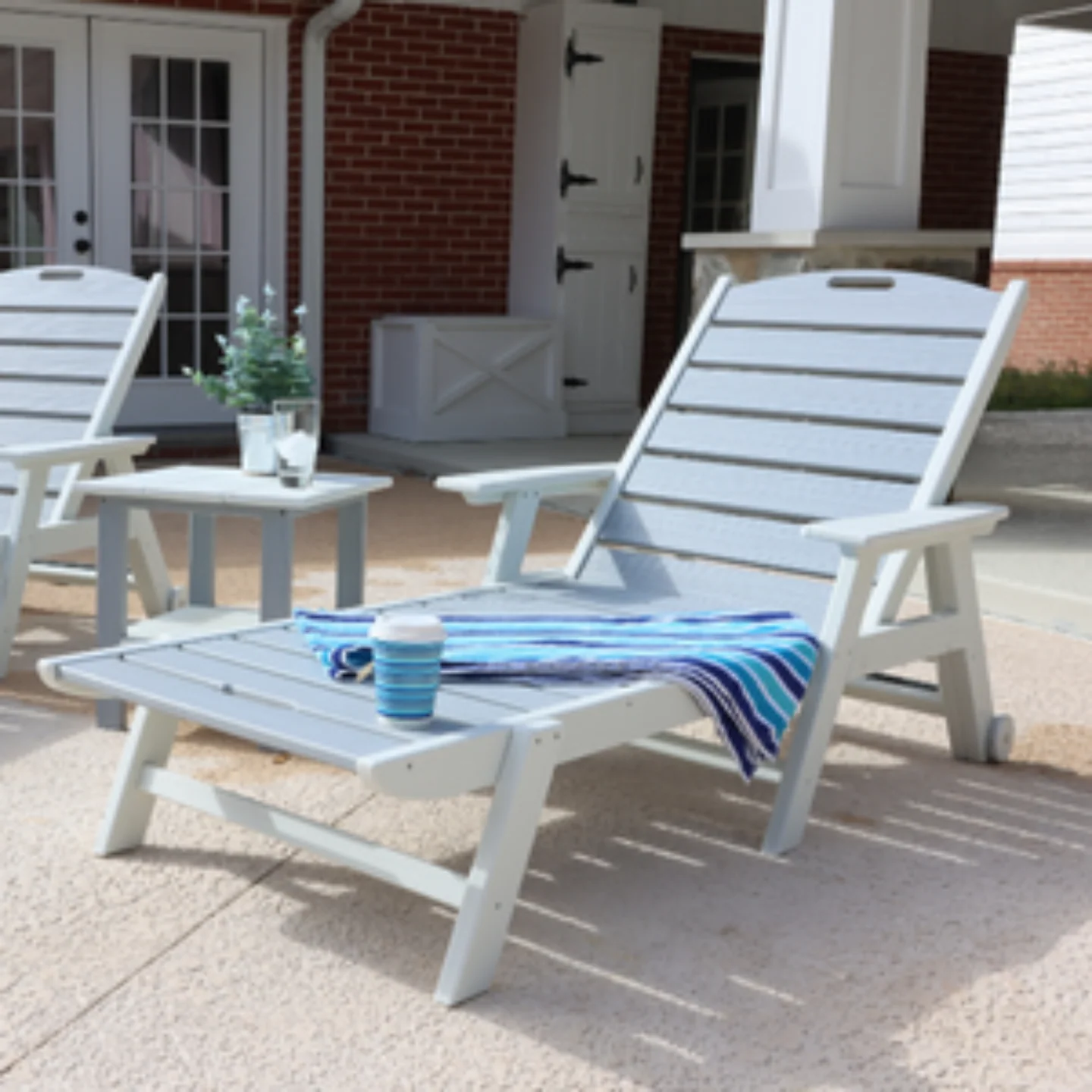 SoPoly Flat Chaise Lounge - Image 5