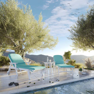 SoPoly Flat Chaise Lounge - Image 6