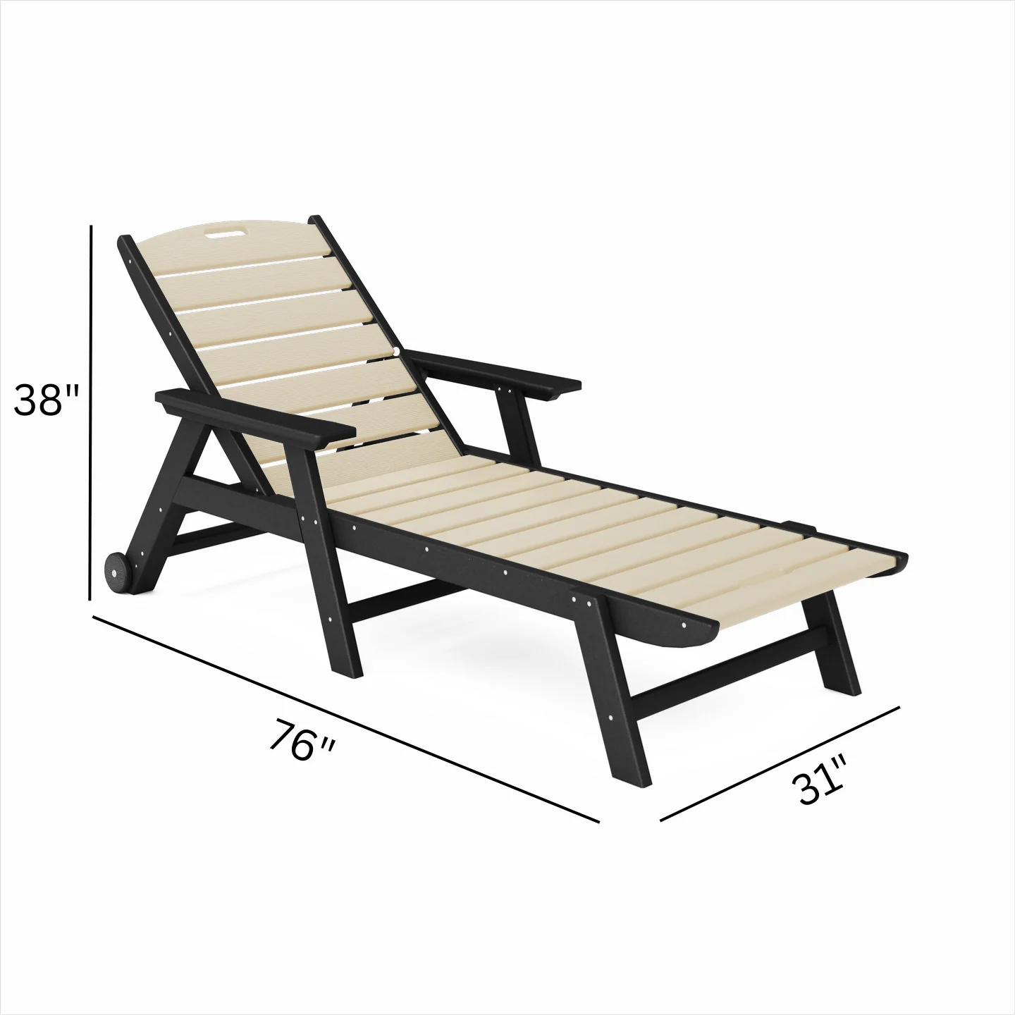 SoPoly Flat Chaise Lounge - Image 8