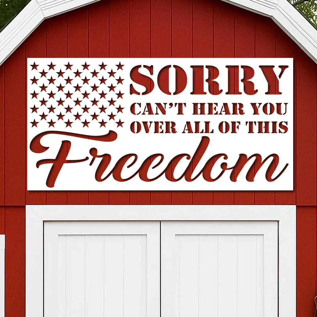 Sorry Can't Hear You Over All this Freedom Sign - Image 2
