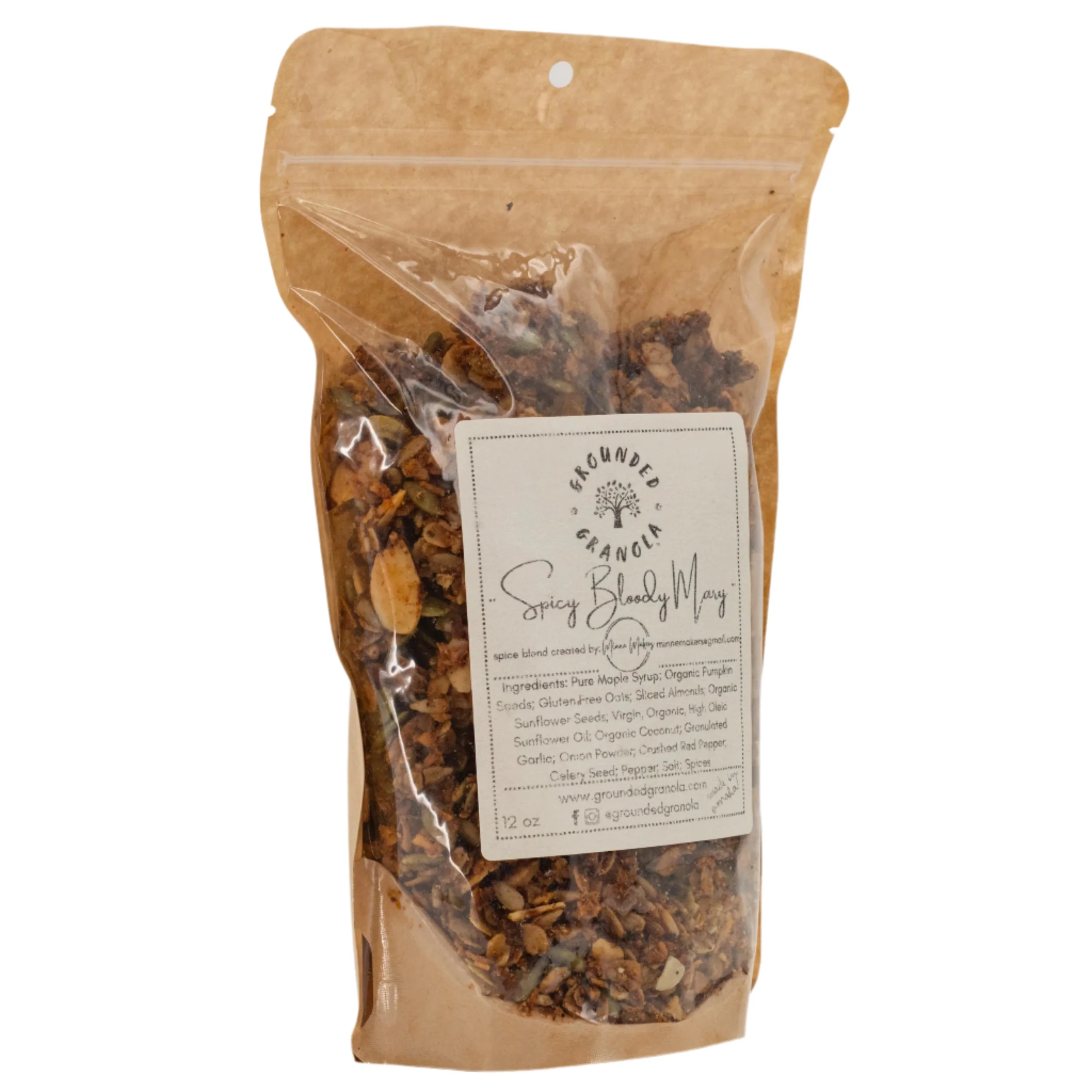 Spicy Bloody Mary Granola | 12 oz | Grounded Granola - Image 3