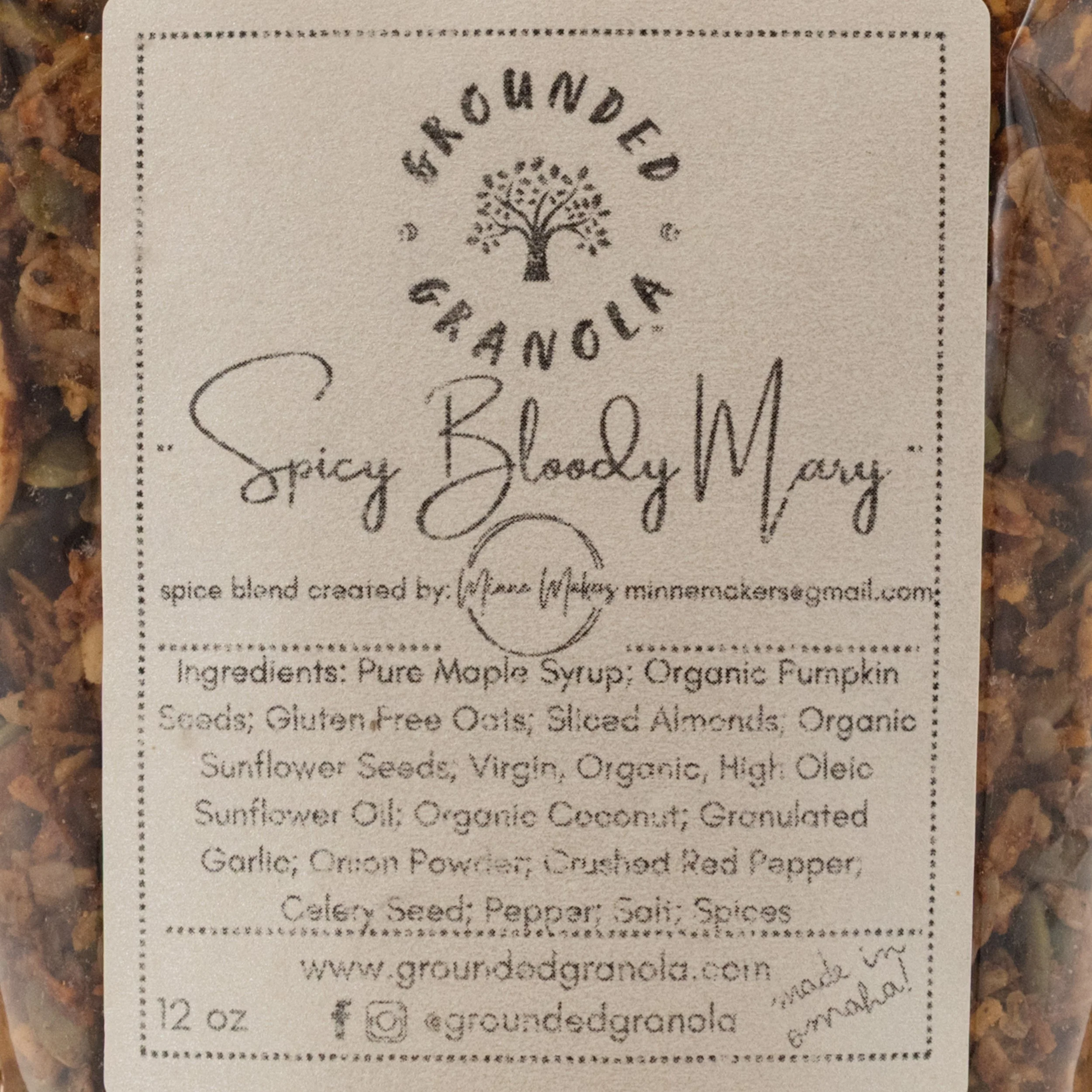 Spicy Bloody Mary Granola | 12 oz | Grounded Granola - Image 5