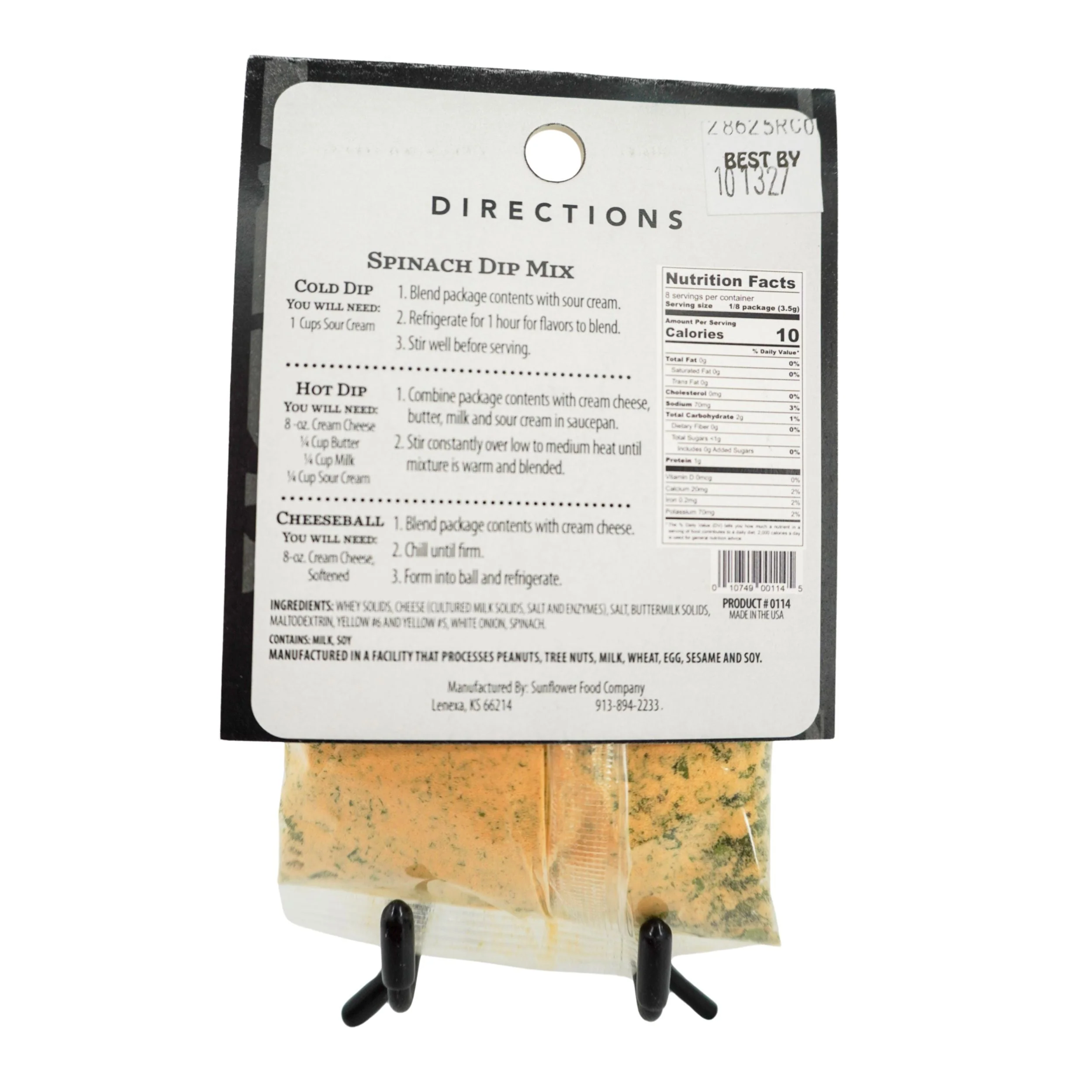Spinach Dip & Cheeseball Mix | .9 oz | GB's Kitchen - Image 3