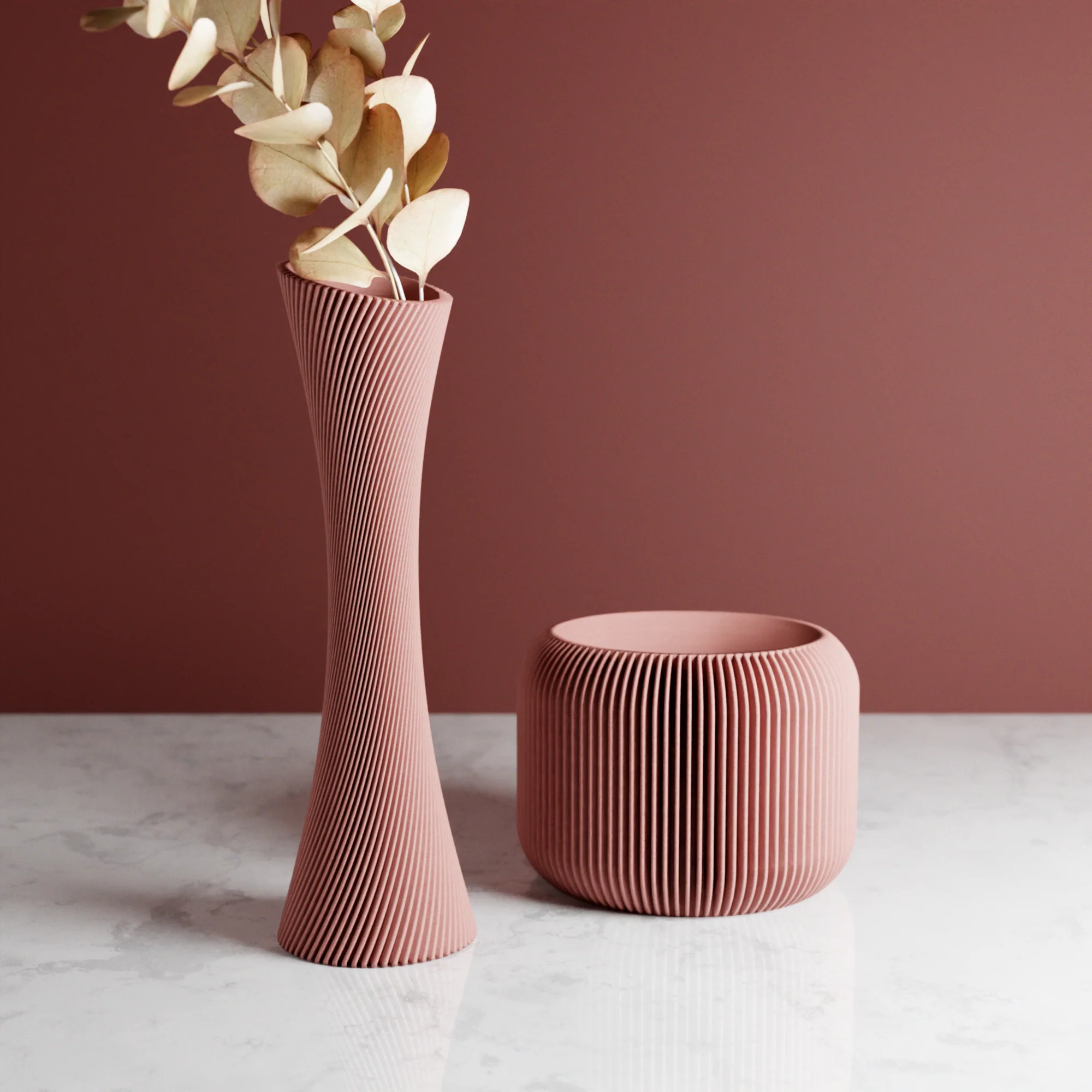 SPIRAL ROSE Vase - Image 3