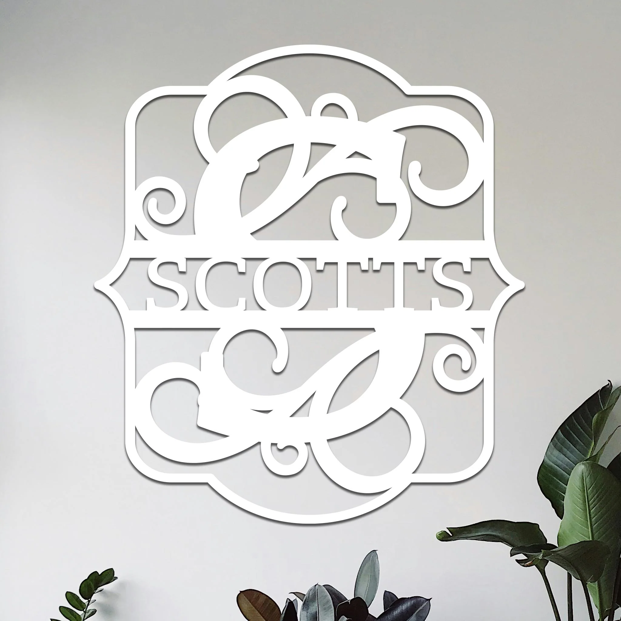 Split Monogram Sign - Image 2