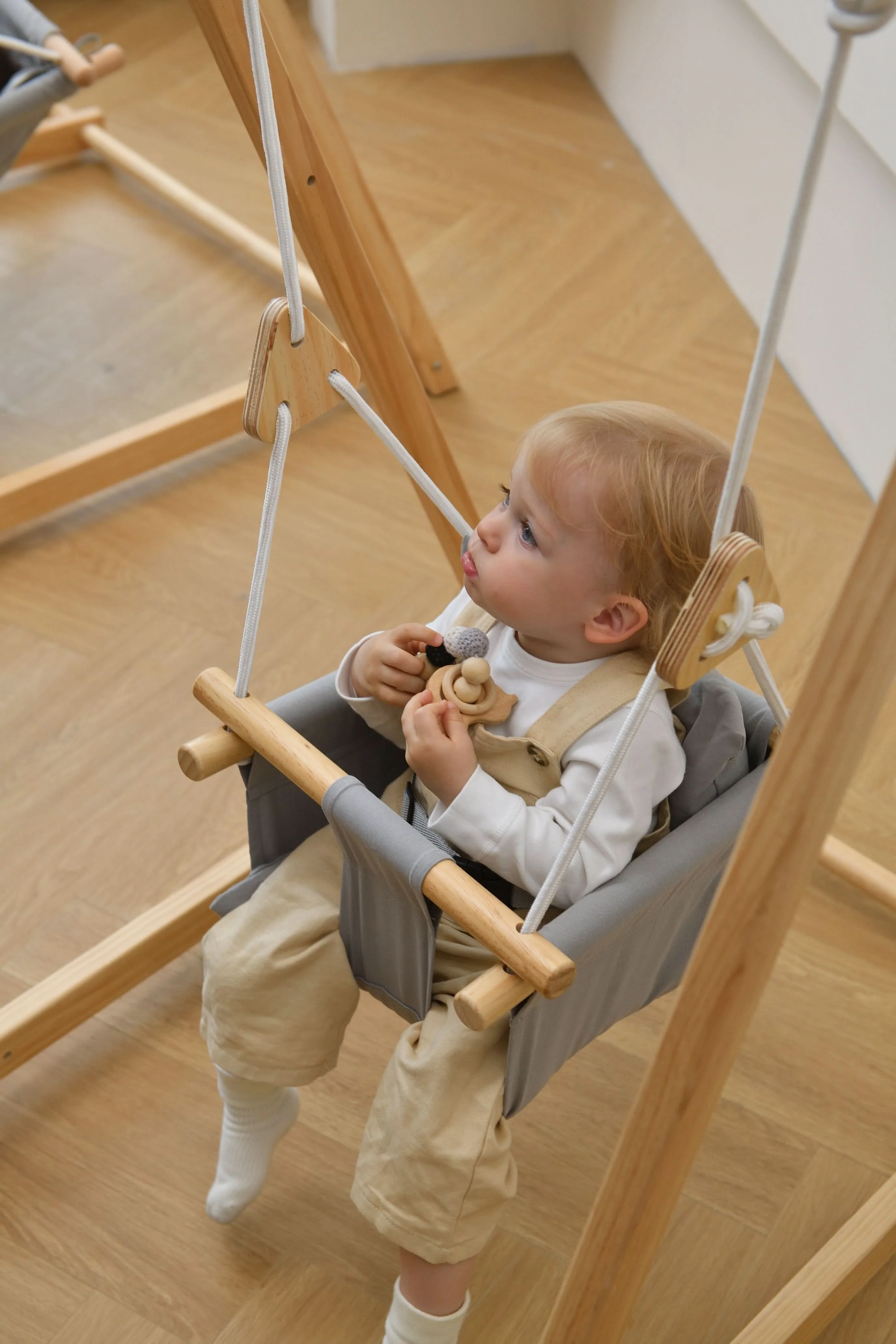 Spruce | Foldable Baby Swing - Blue Wave - Image 16