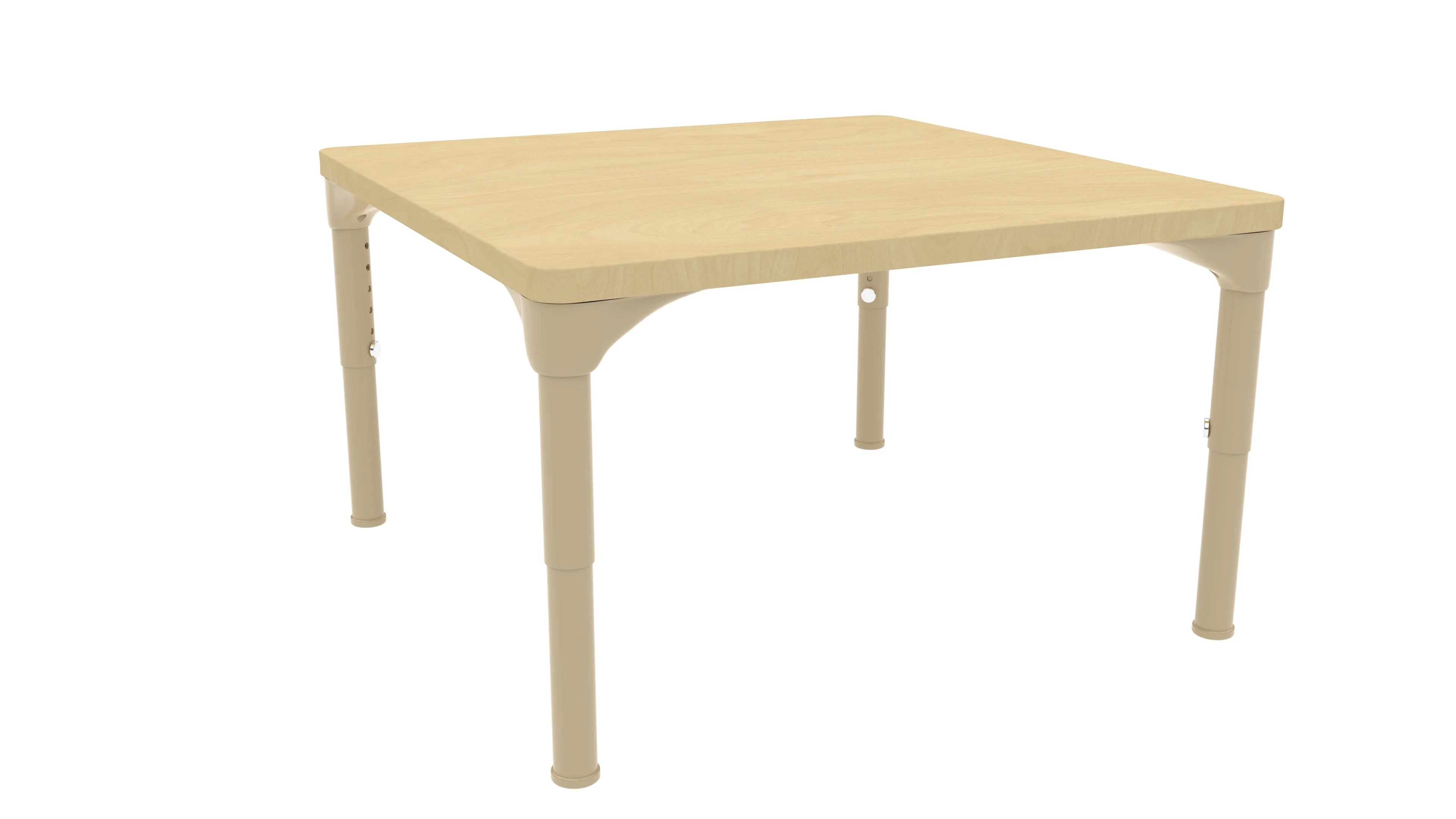 Square Adjustable Kids Table – 17" to 25" Height | Activity Table for Classrooms, Daycares & Homeschool - Image 7