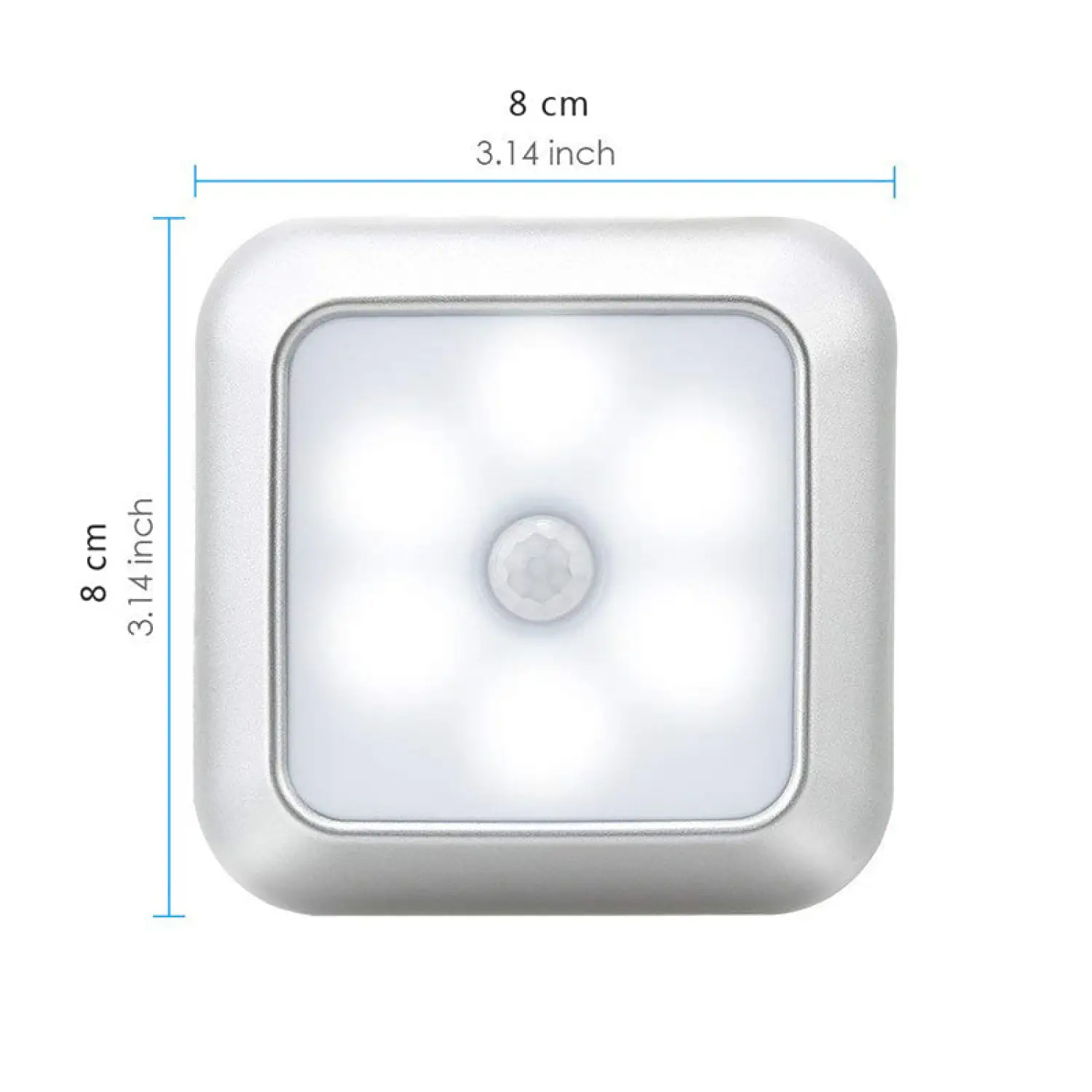 Square & PIR Motion Sensor Light for Closet with Battery - Image 10
